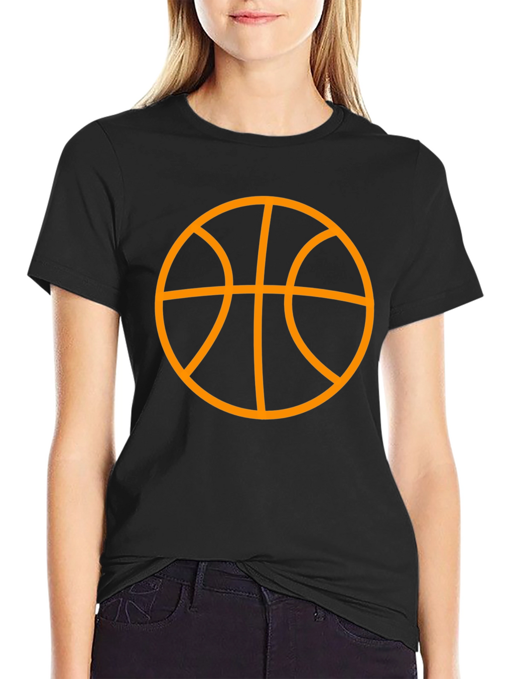 Basketball Graphic T-Shirt - Black