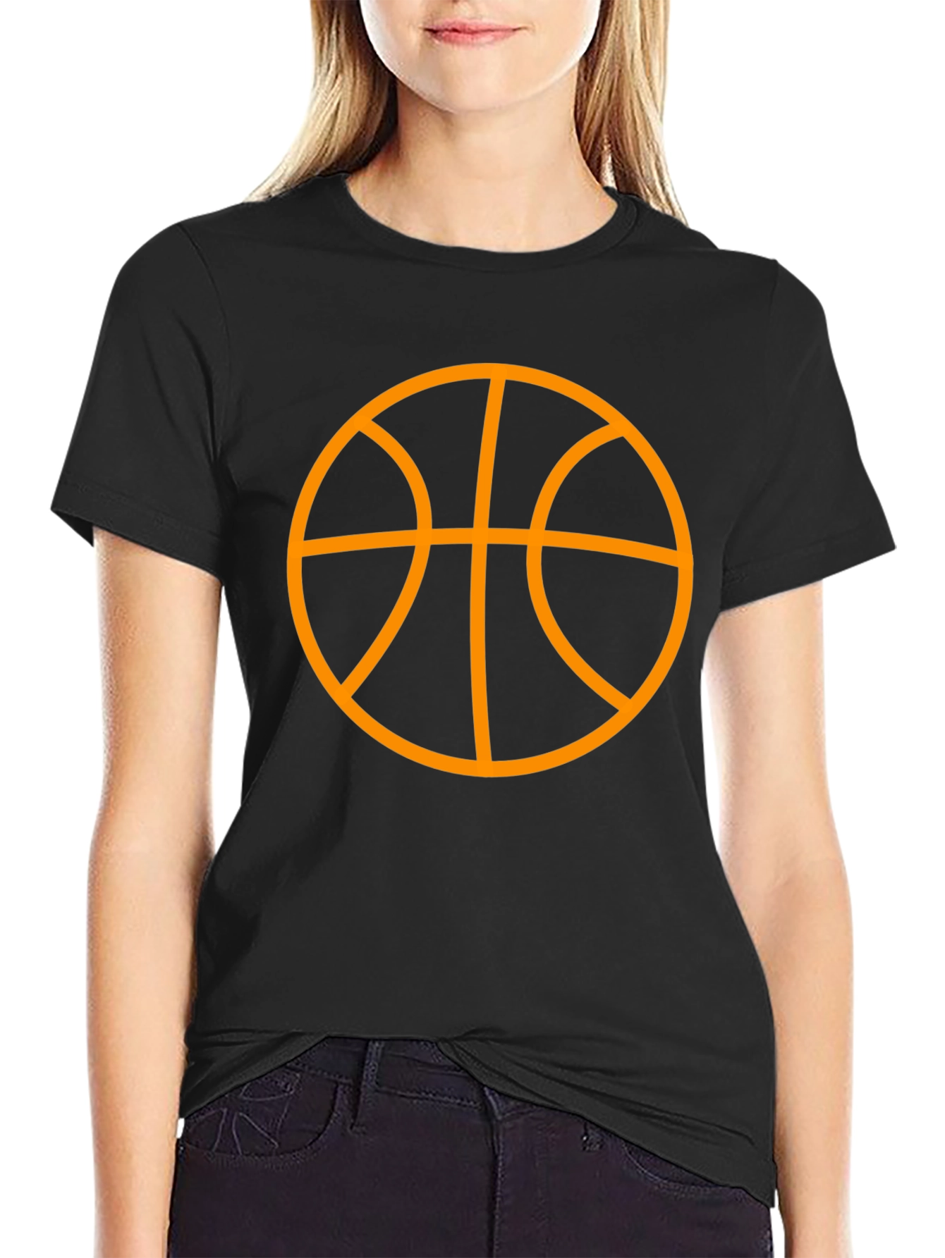 Basketball Graphic T-Shirt - Black