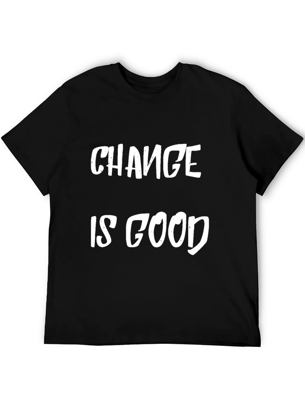 Change Is Good Graphic Tee - Mens Black T-Shirt