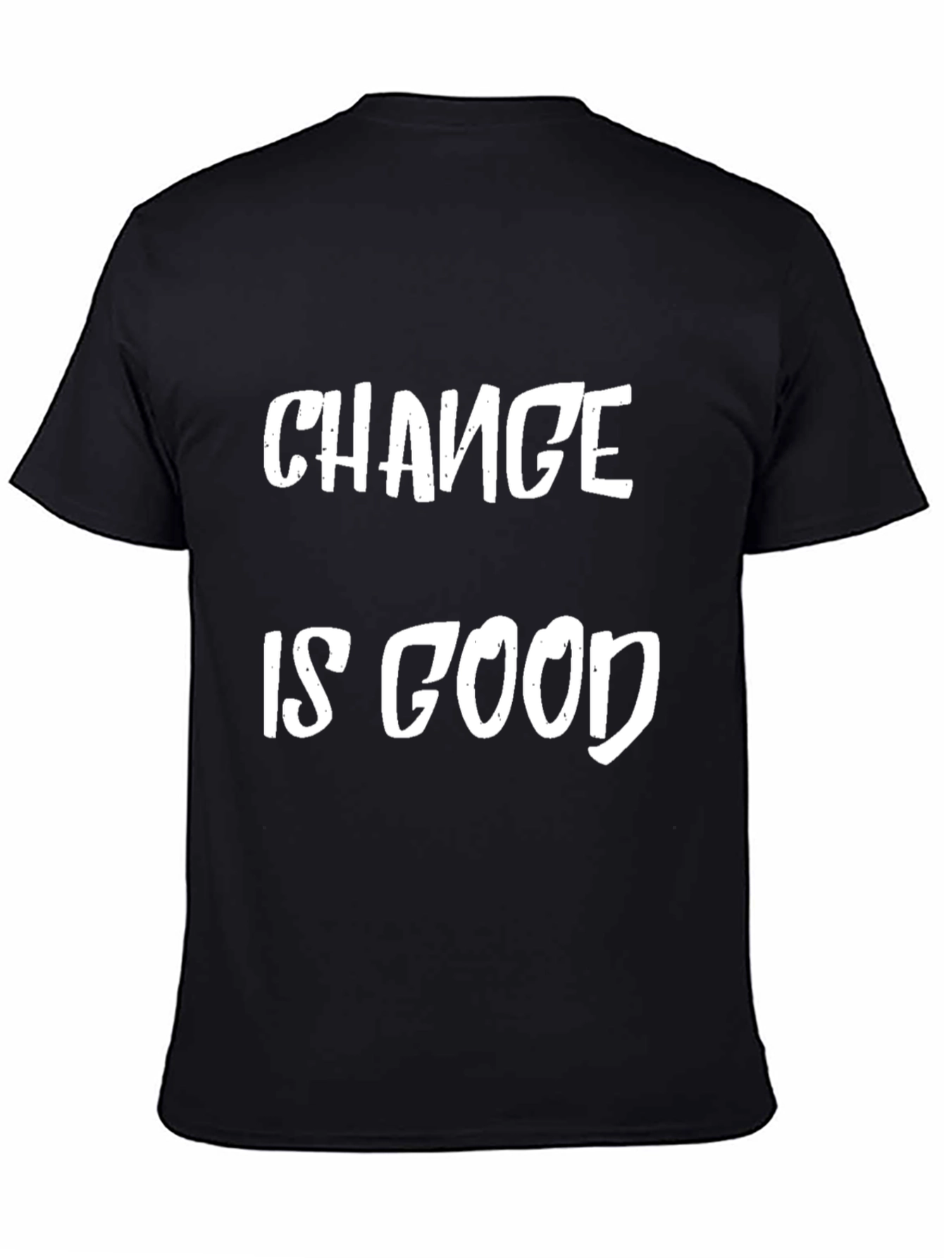 Change Is Good Graphic Tee - Mens Black T-Shirt