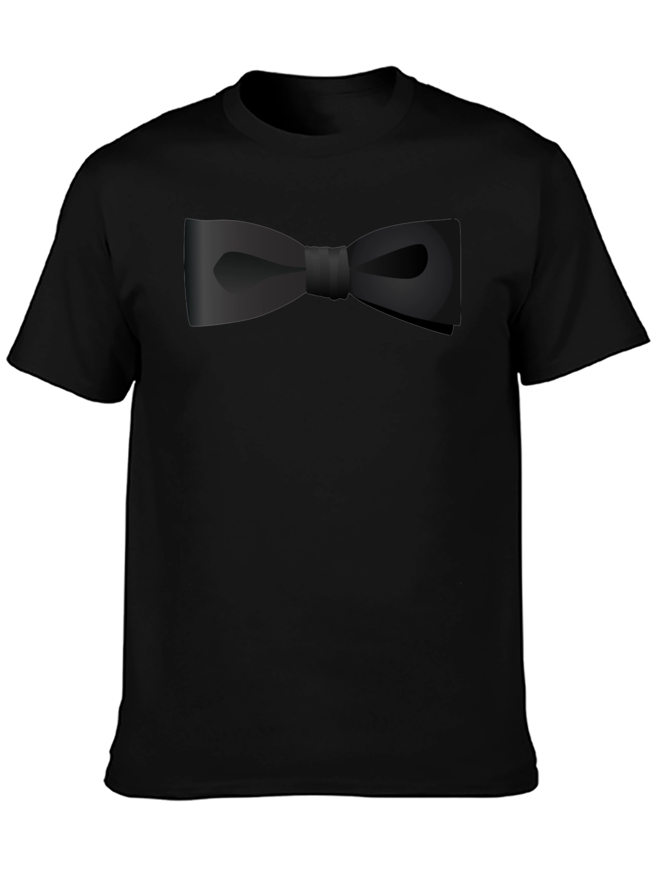 Black Bow Tie Graphic Tee