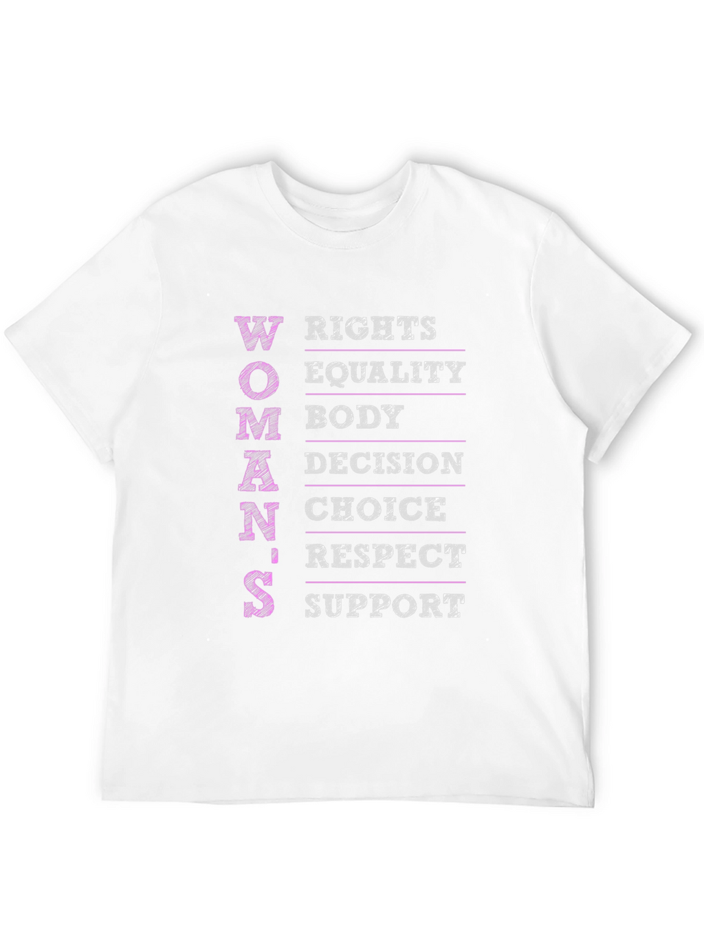 Empowering Womens Rights Graphic Tee - Black