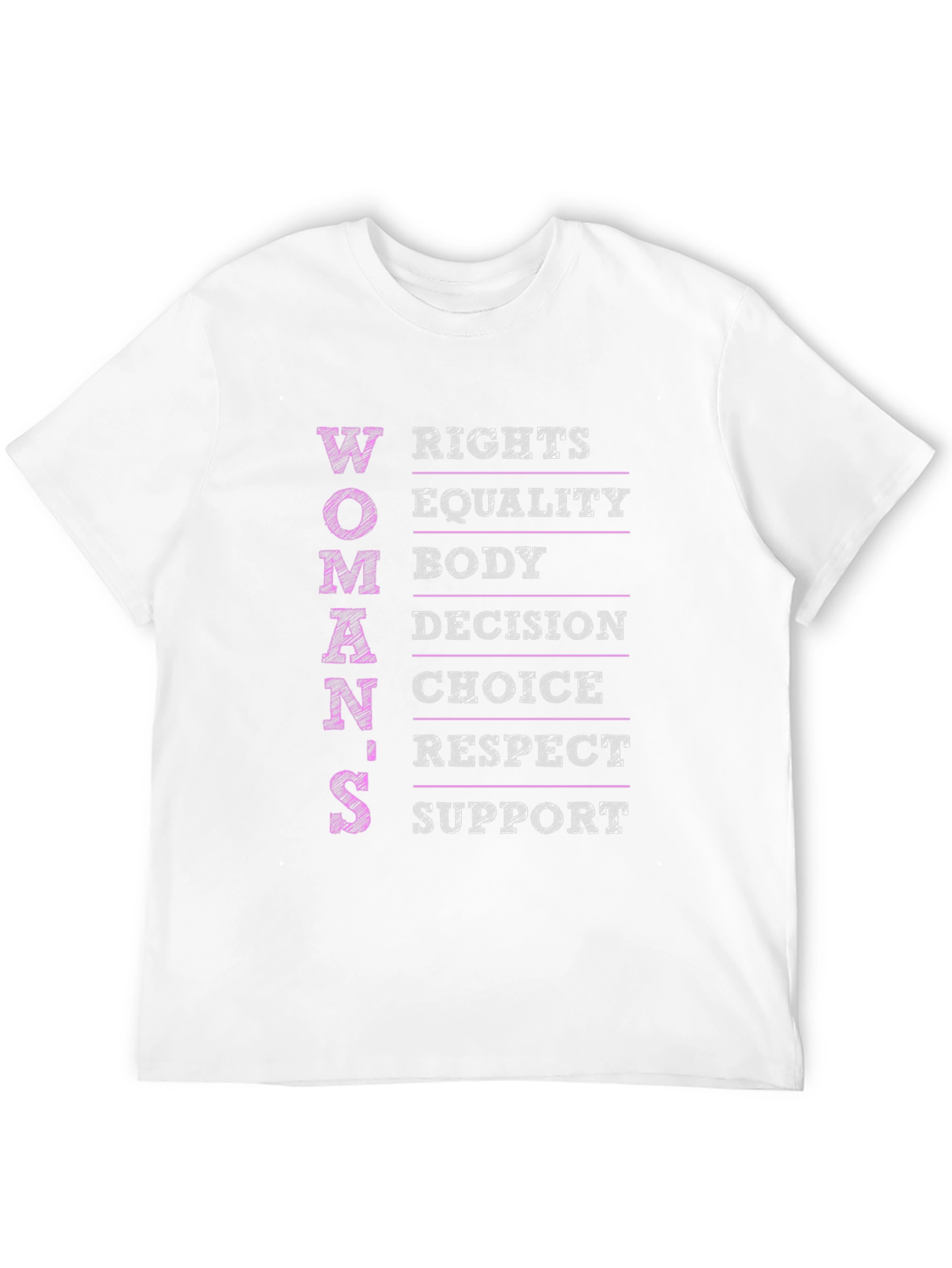 Empowering Womens Rights Graphic Tee - Black