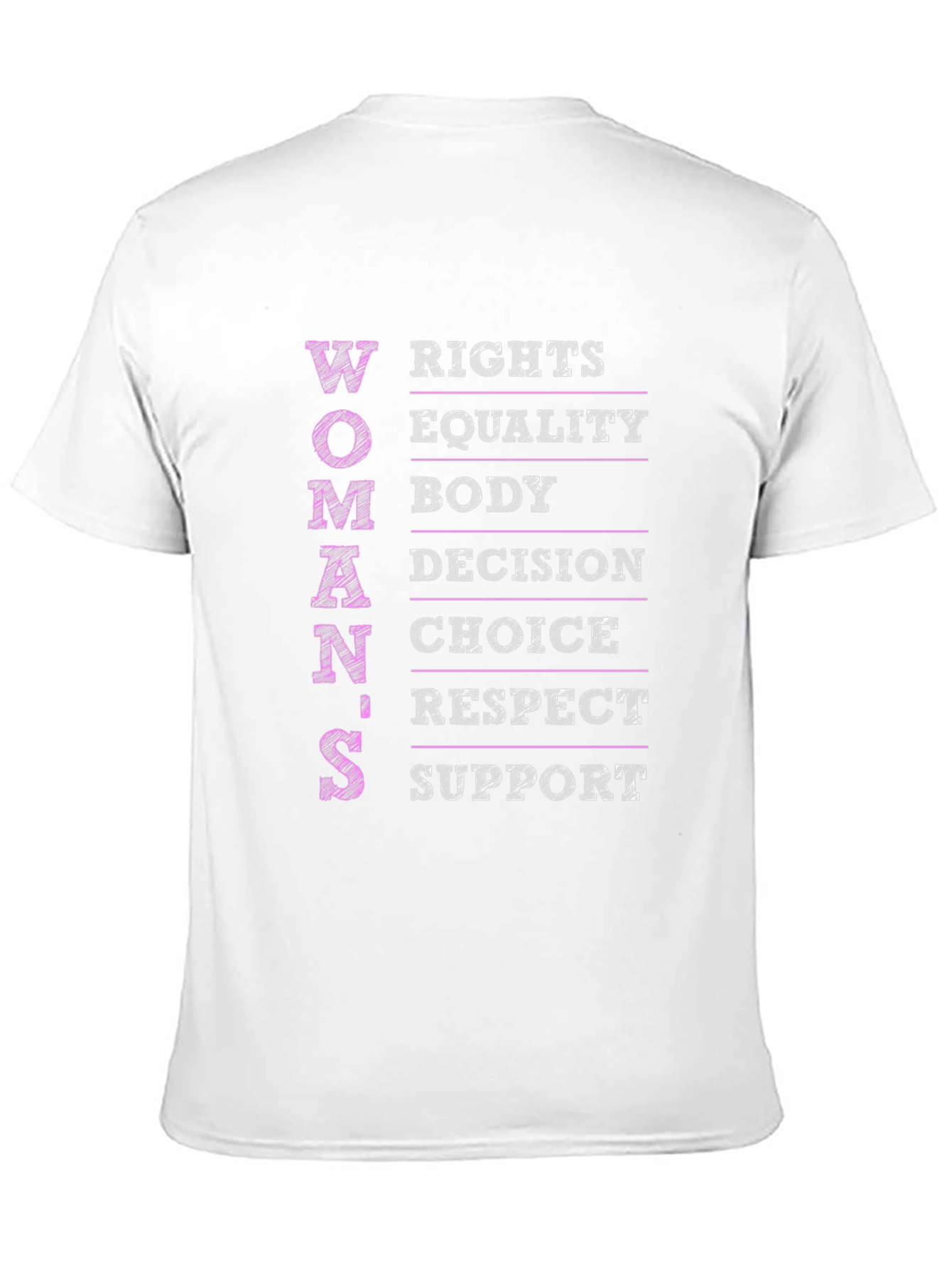 Empowering Womens Rights Graphic Tee - Black