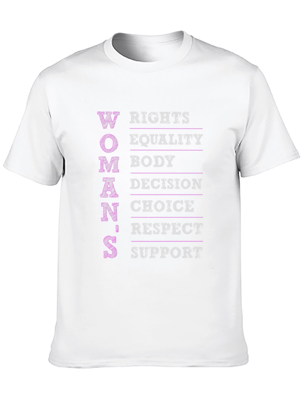 Empowering Womens Rights Graphic Tee - Black
