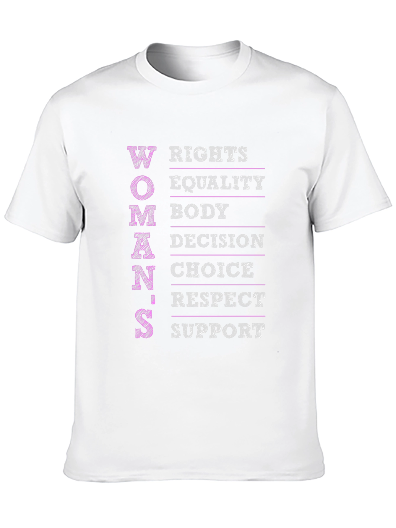 Empowering Womens Rights Graphic Tee - Black