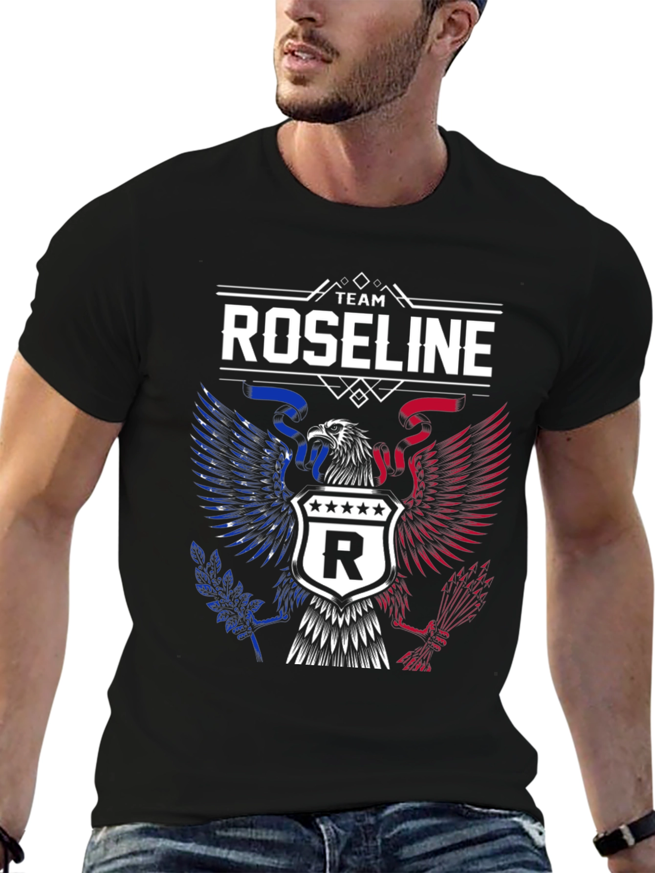 Team Roseline Patriotic Eagle T-Shirt