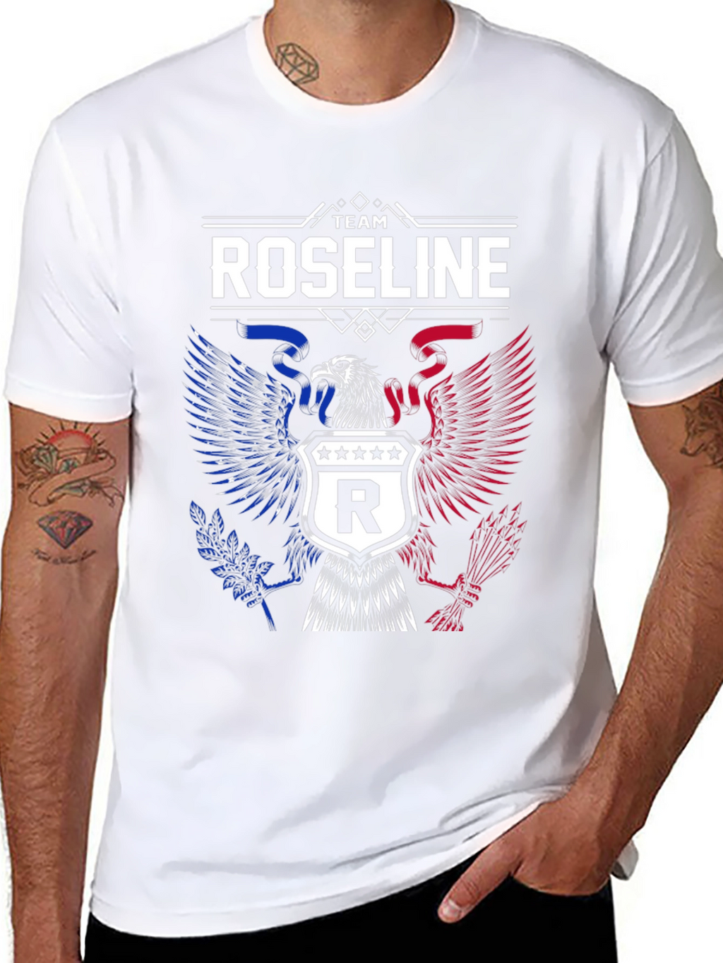 Team Roseline Patriotic Eagle T-Shirt