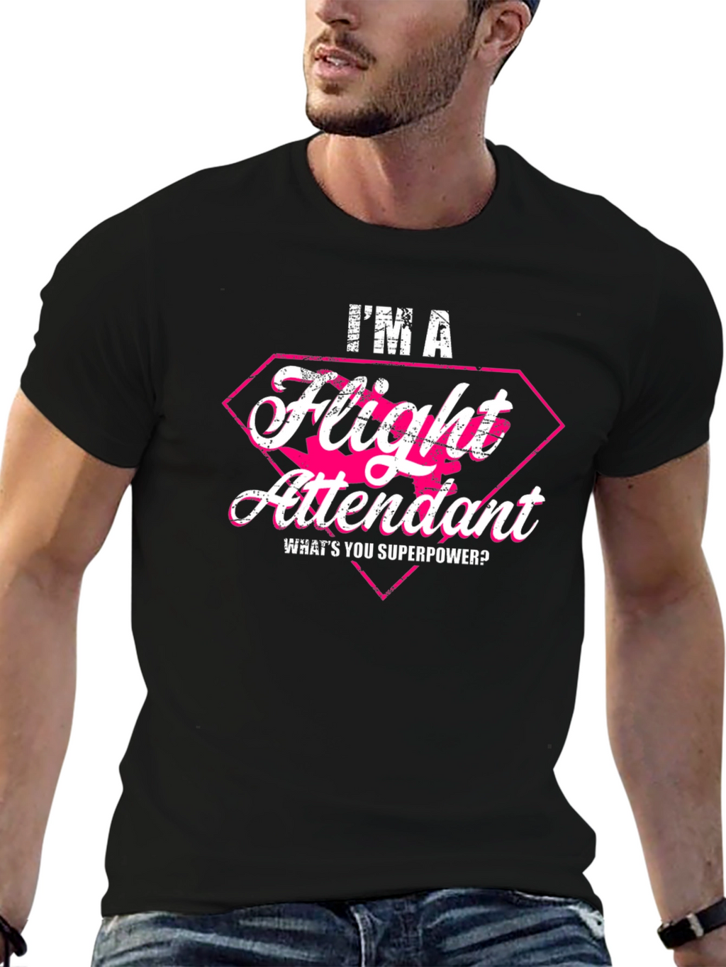 Flight Attendant Superpower T-Shirt