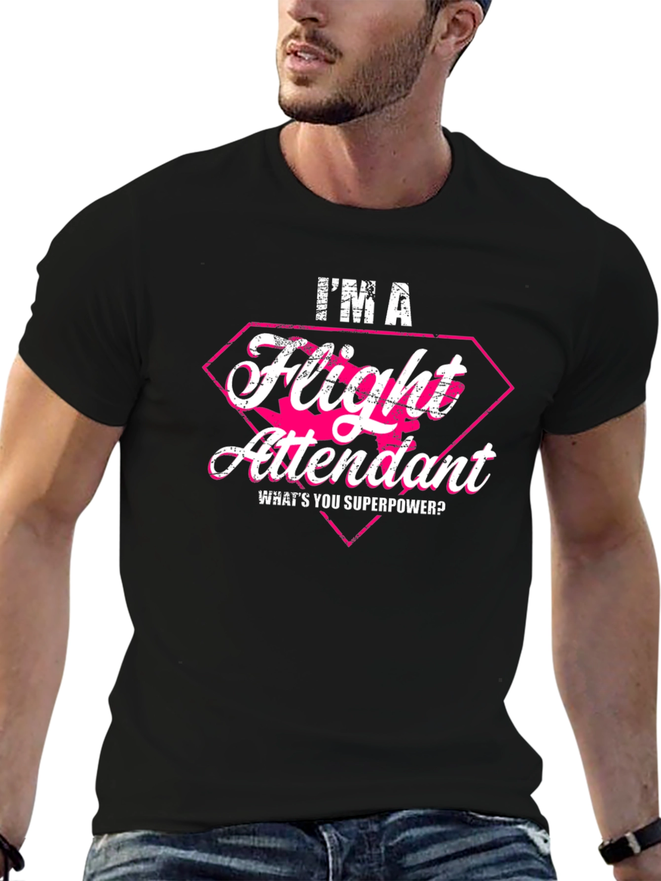 Flight Attendant Superpower T-Shirt