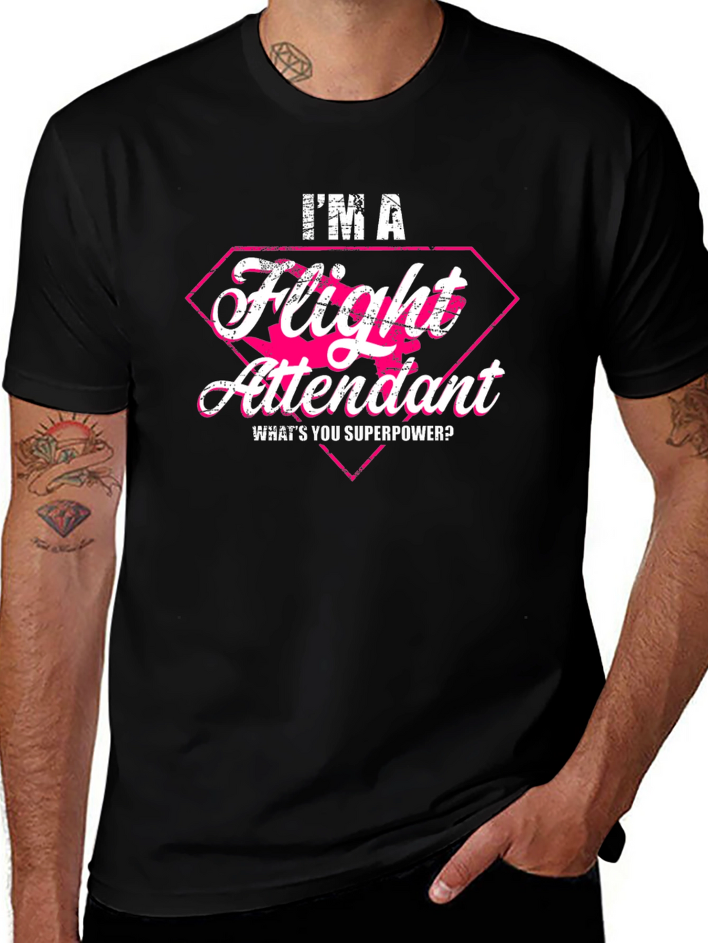 Flight Attendant Superpower T-Shirt