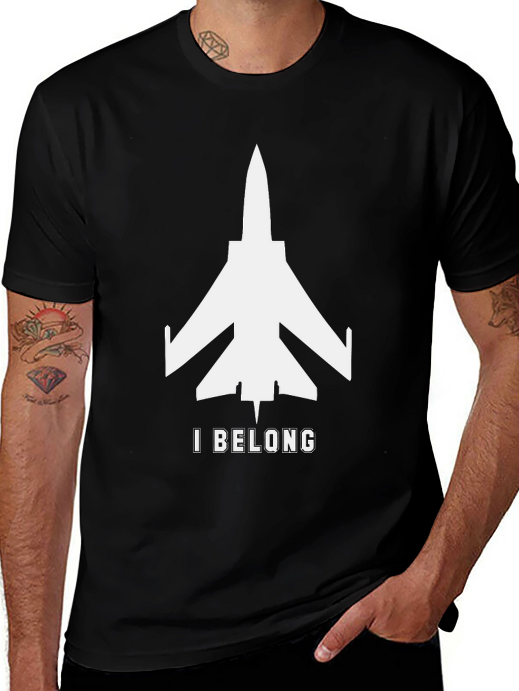 I Belong Jet Black T-Shirt
