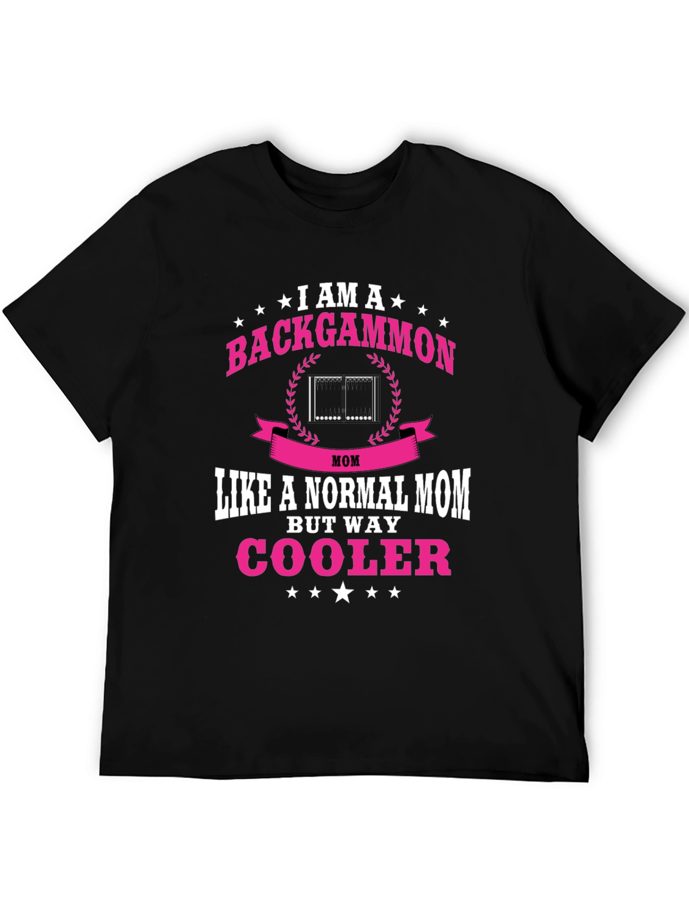 Backgammon Mom T-Shirt - Cool Mom Tee
