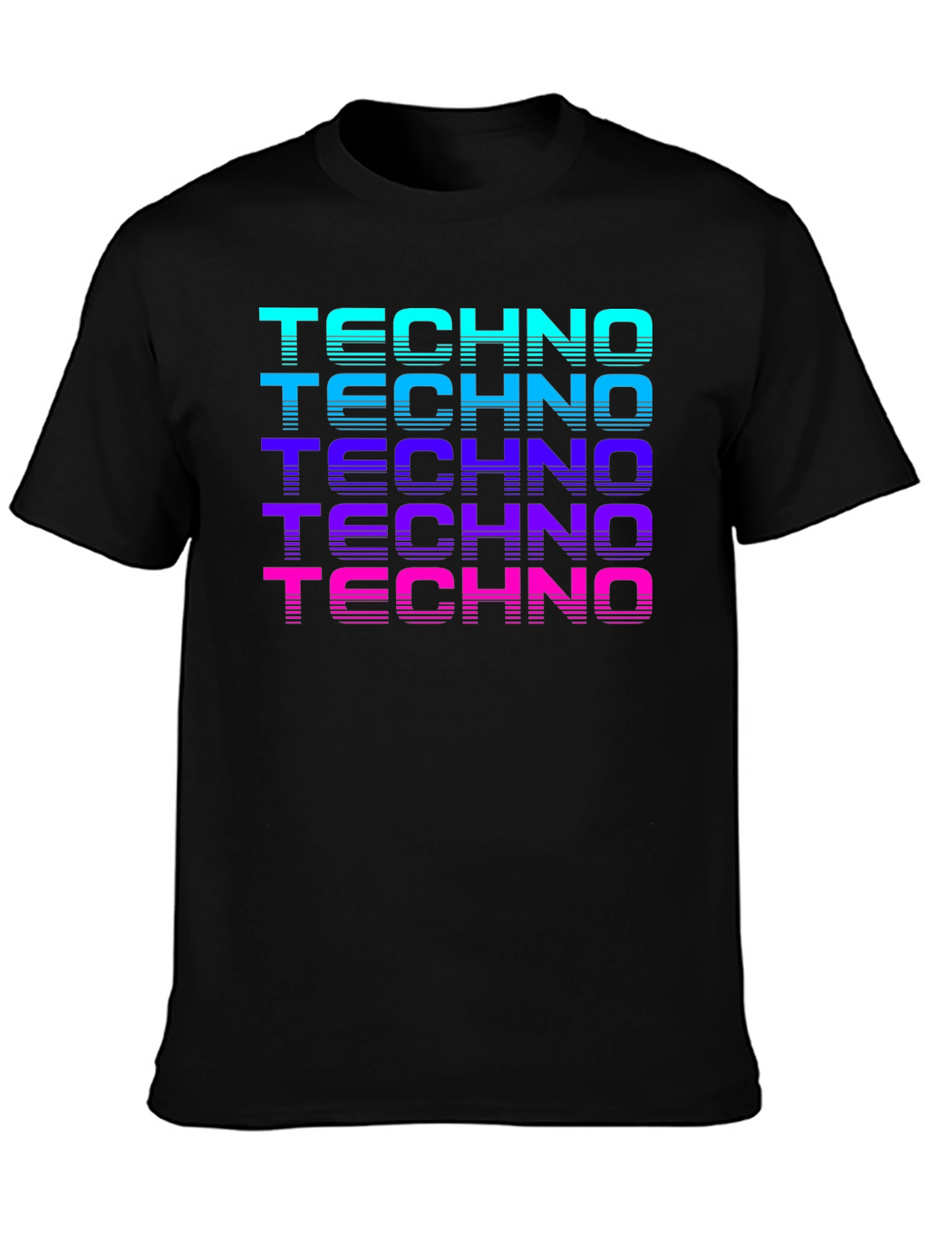 Retro Techno Graphic T-Shirt
