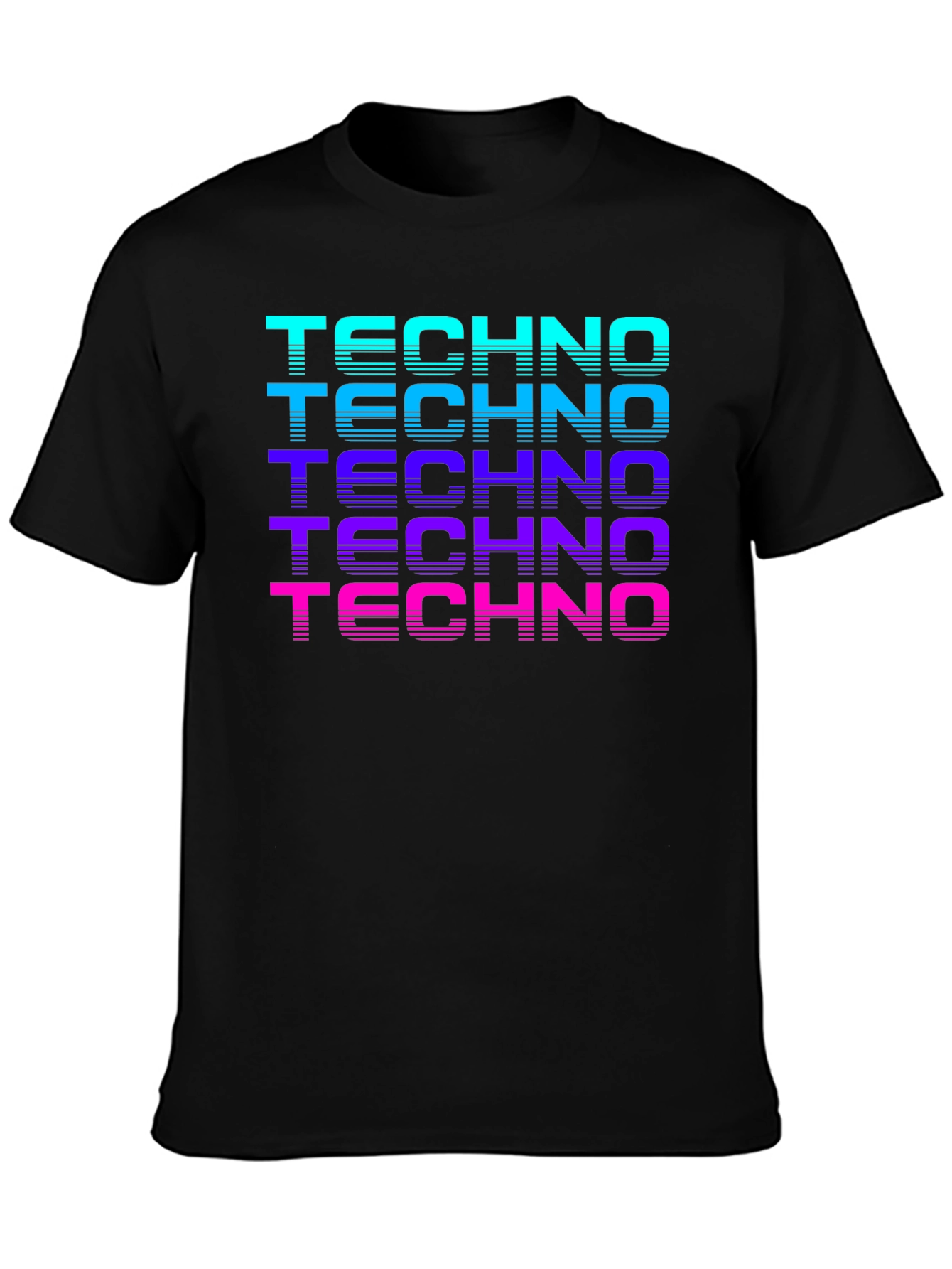Retro Techno Graphic T-Shirt
