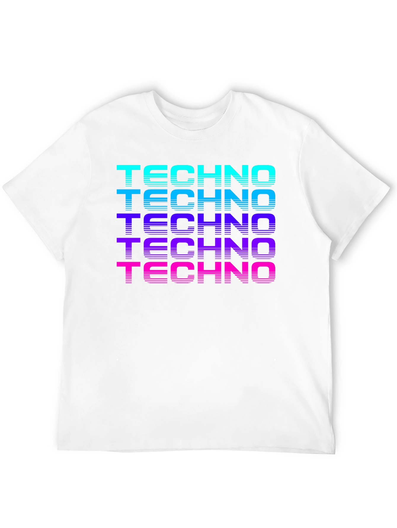 Retro Techno Graphic T-Shirt