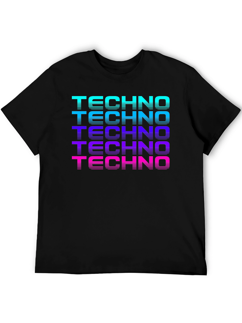 Retro Techno Graphic T-Shirt