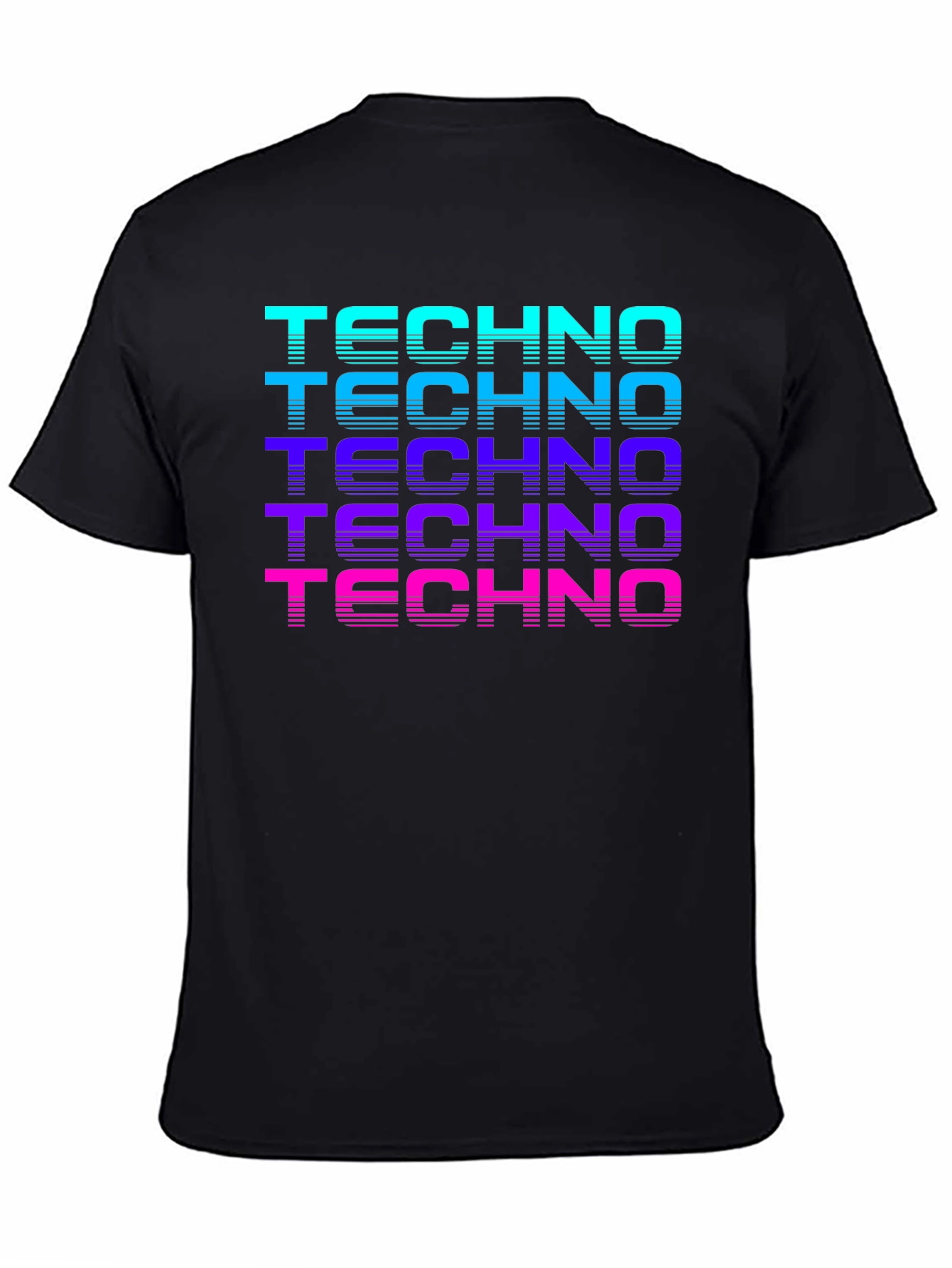 Retro Techno Graphic T-Shirt