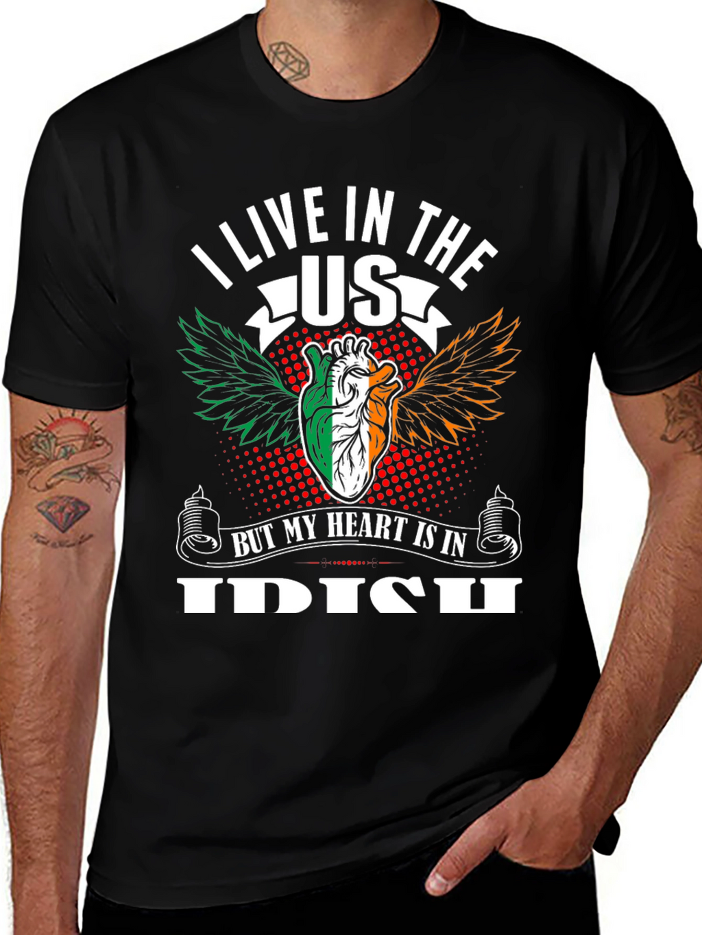 Irish Pride T-Shirt - My Heart is in Ireland
