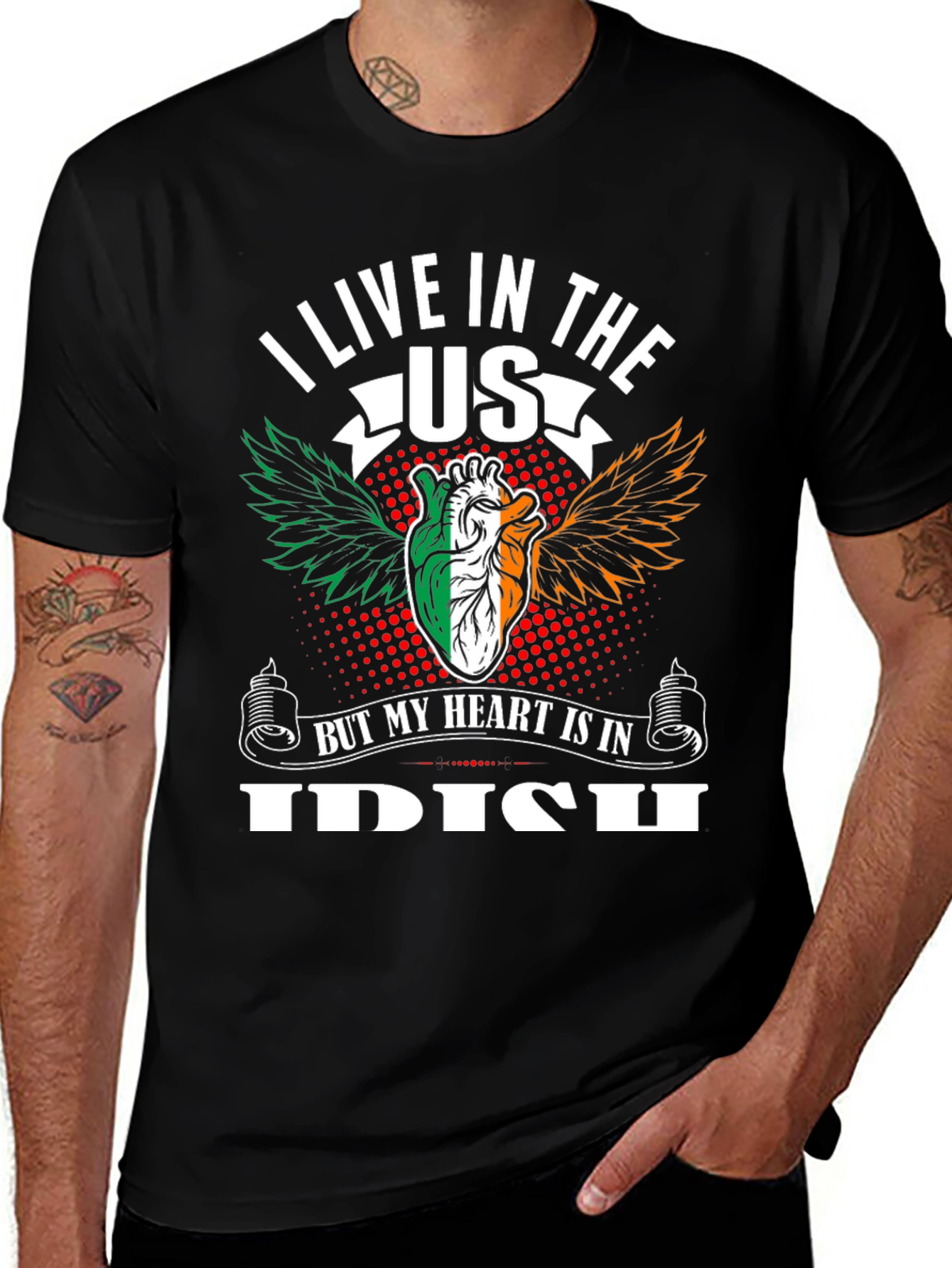 Irish Pride T-Shirt - My Heart is in Ireland