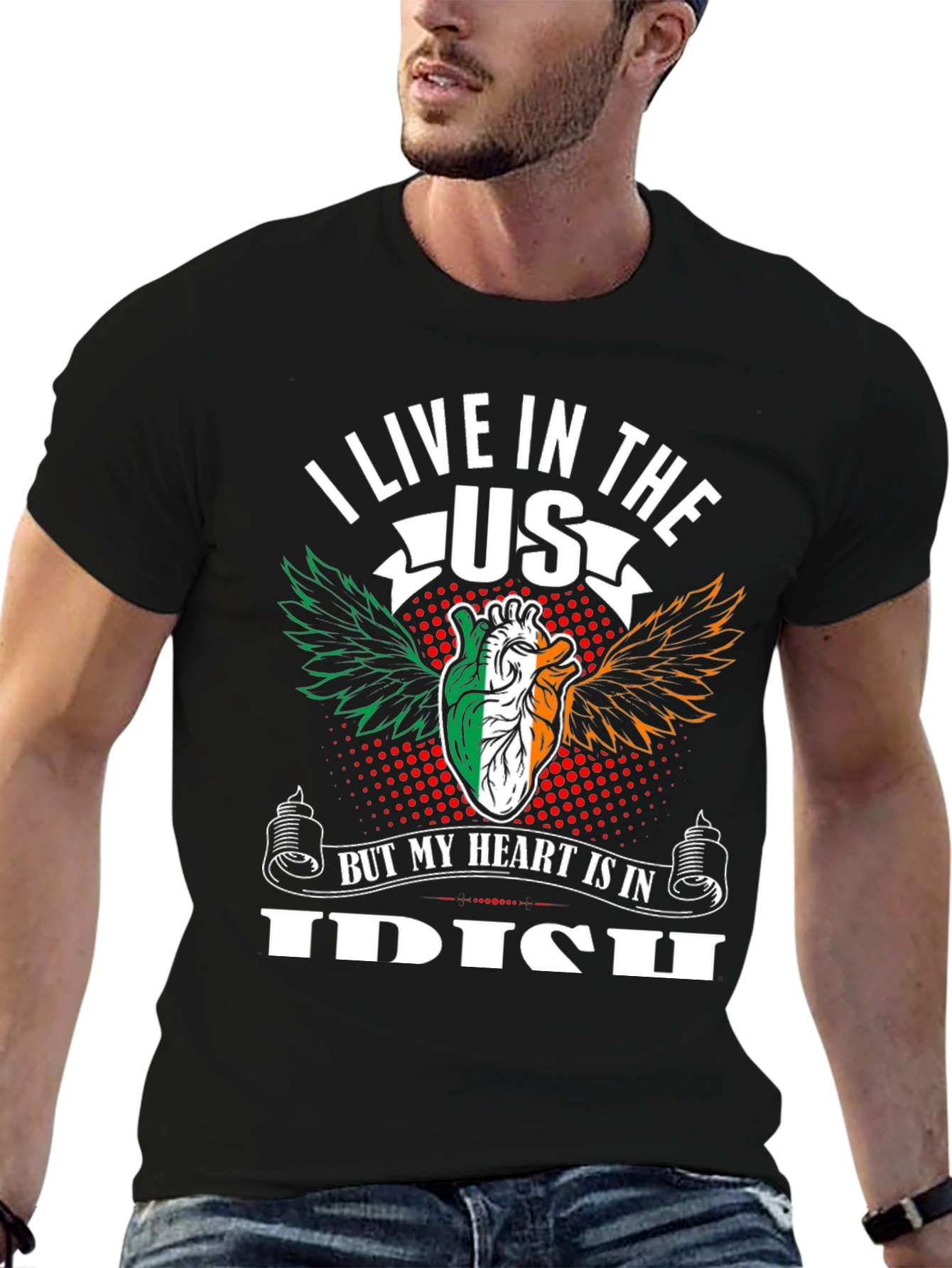 Irish Pride T-Shirt - My Heart is in Ireland