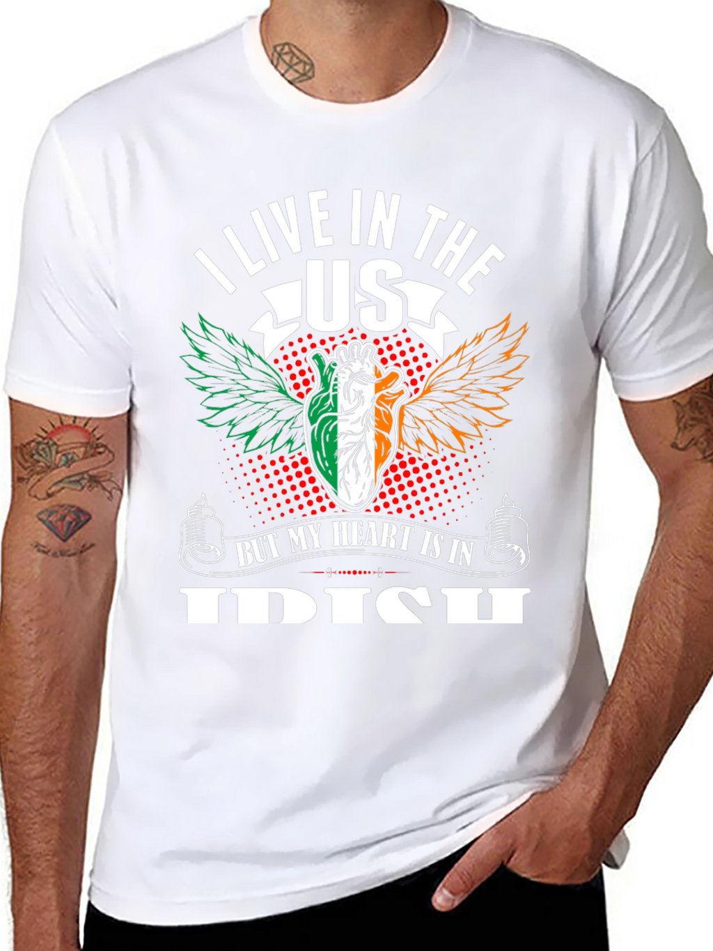 Irish Pride T-Shirt - My Heart is in Ireland