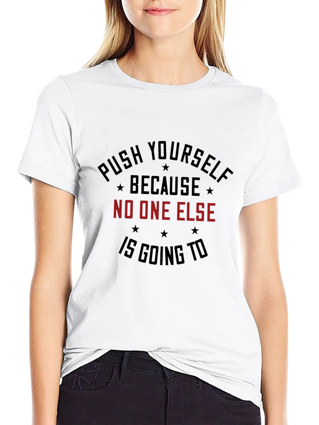 Motivational Graphic T-Shirt: Push Yourself