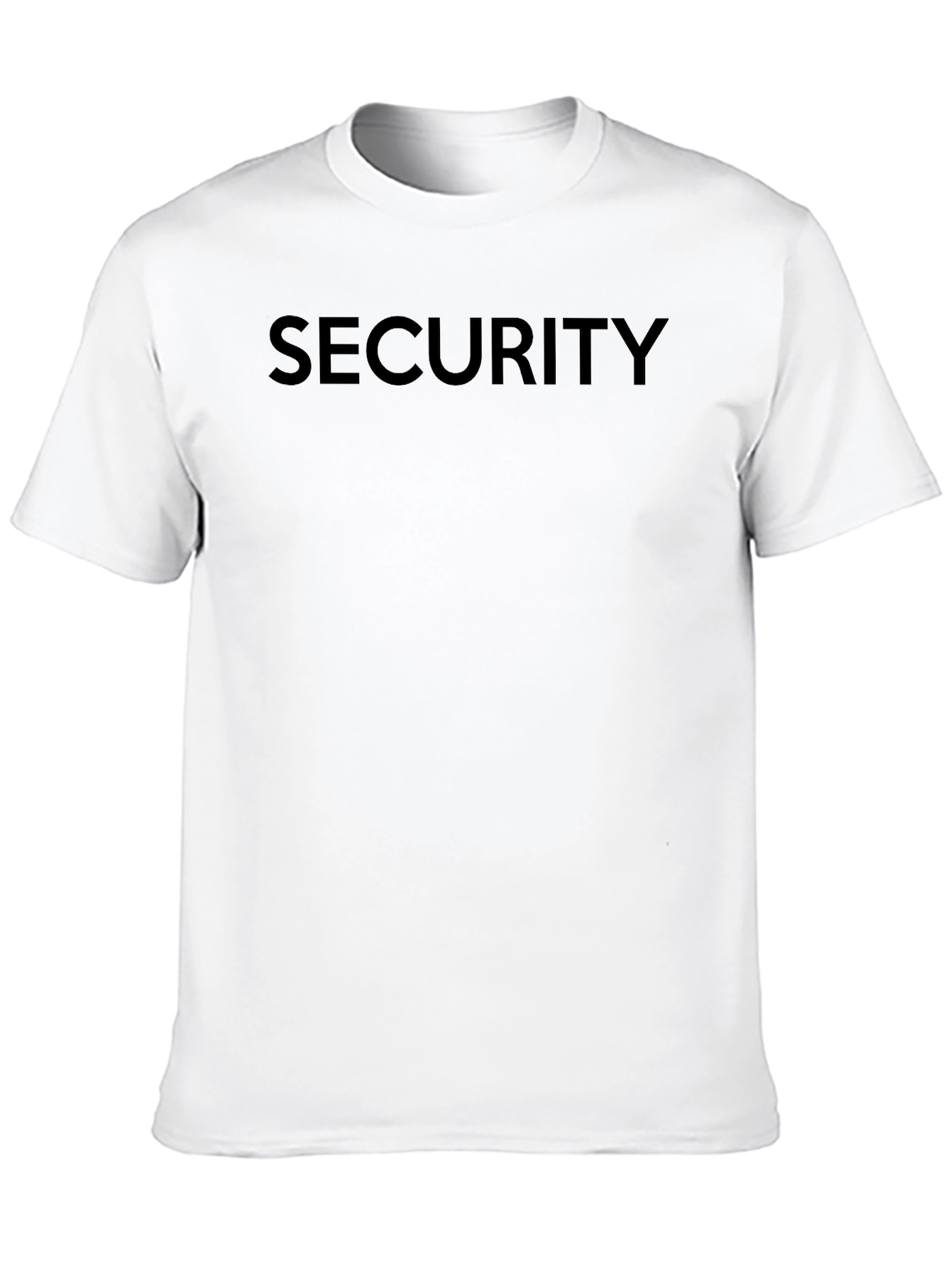Security Black Crew Neck T-Shirt