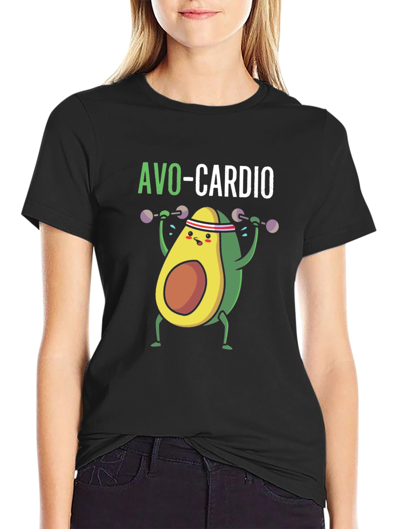 Avo-Cardio Black T-Shirt