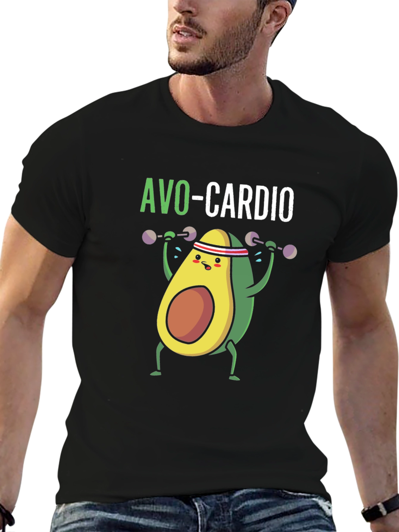 Avo-Cardio Black T-Shirt