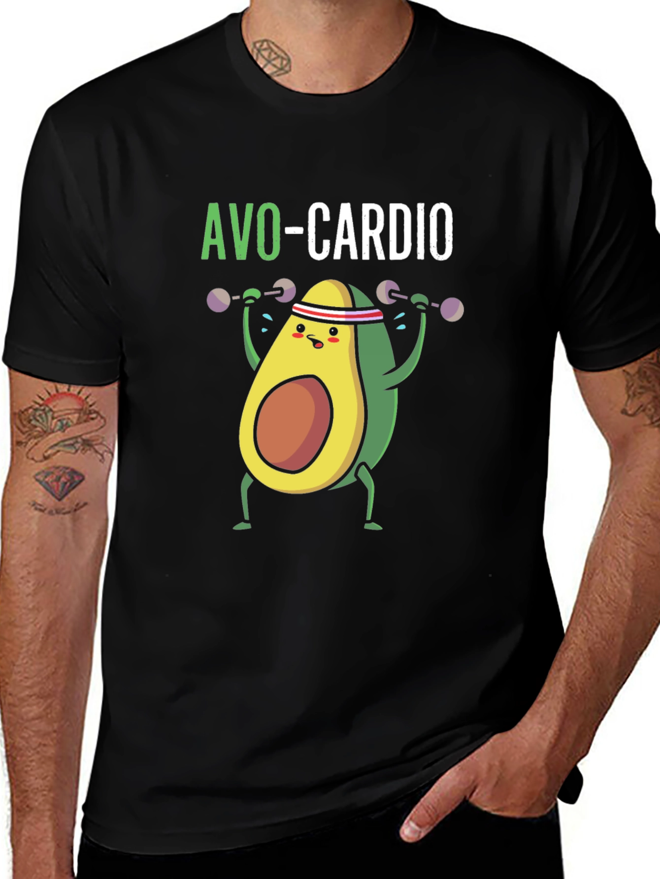 Avo-Cardio Black T-Shirt