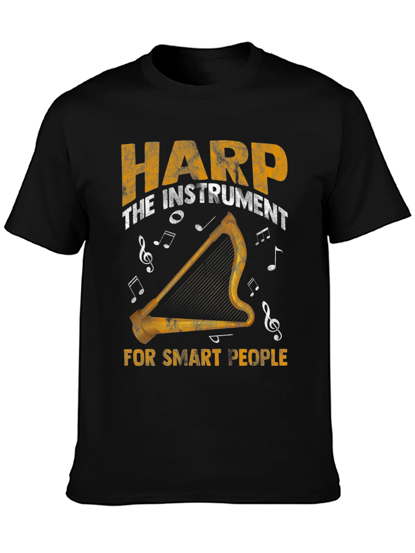 Harp Instrument T-Shirt - For Smart People