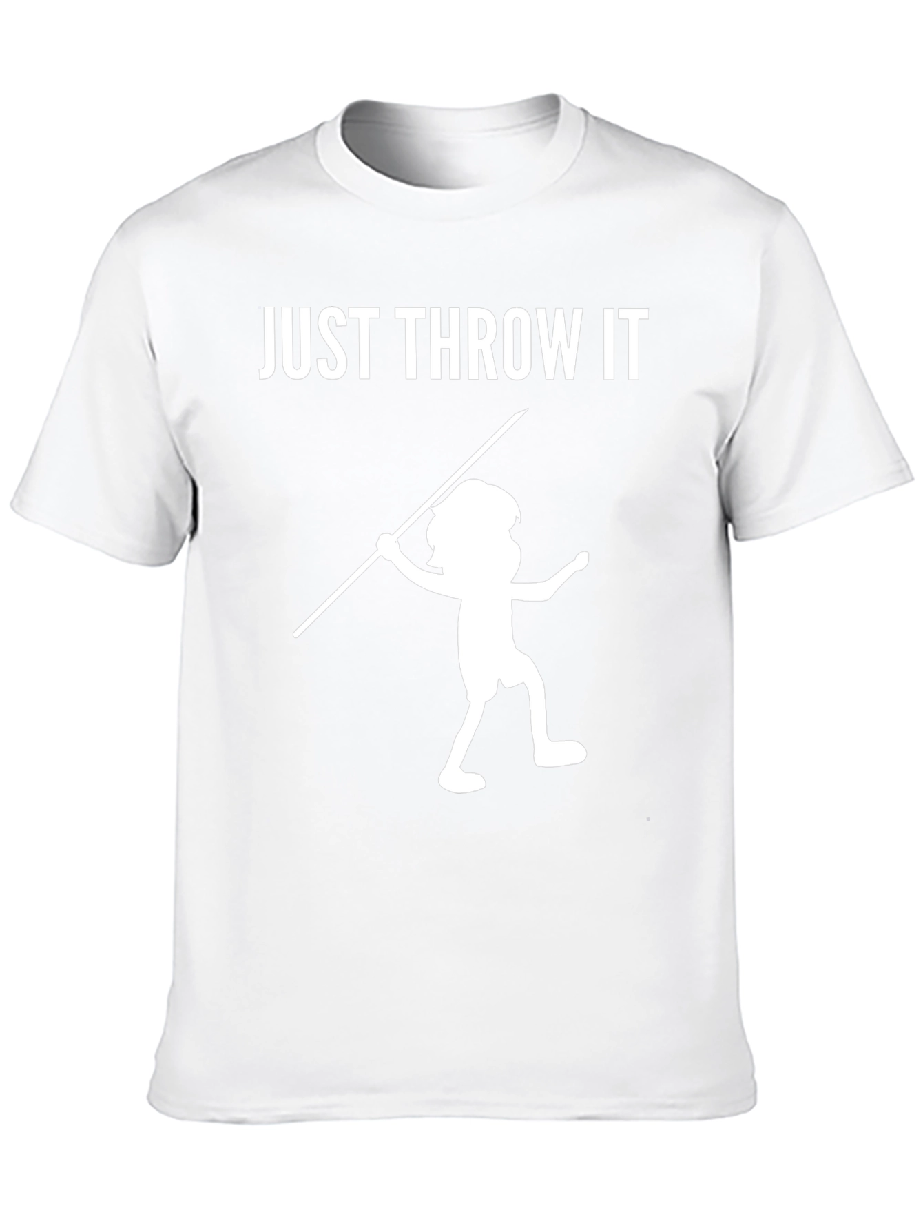 Just Throw It! Novelty Black T-Shirt