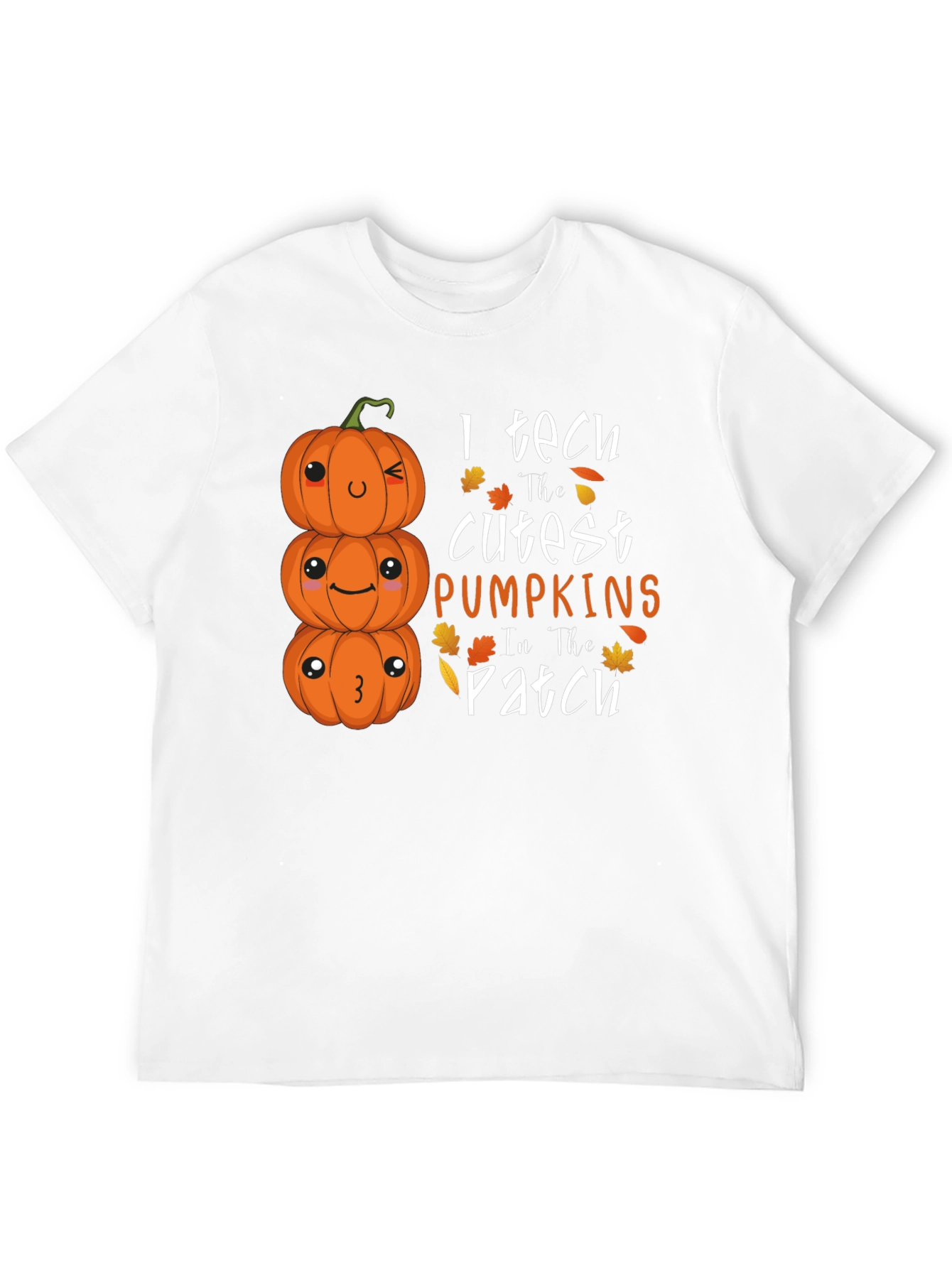 Cute Halloween Teacher Pumpkin T-Shirt