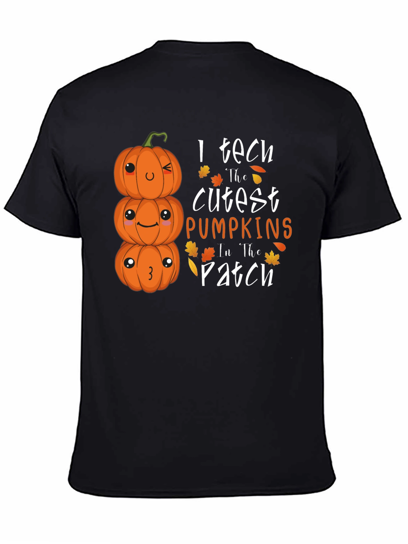 Cute Halloween Teacher Pumpkin T-Shirt