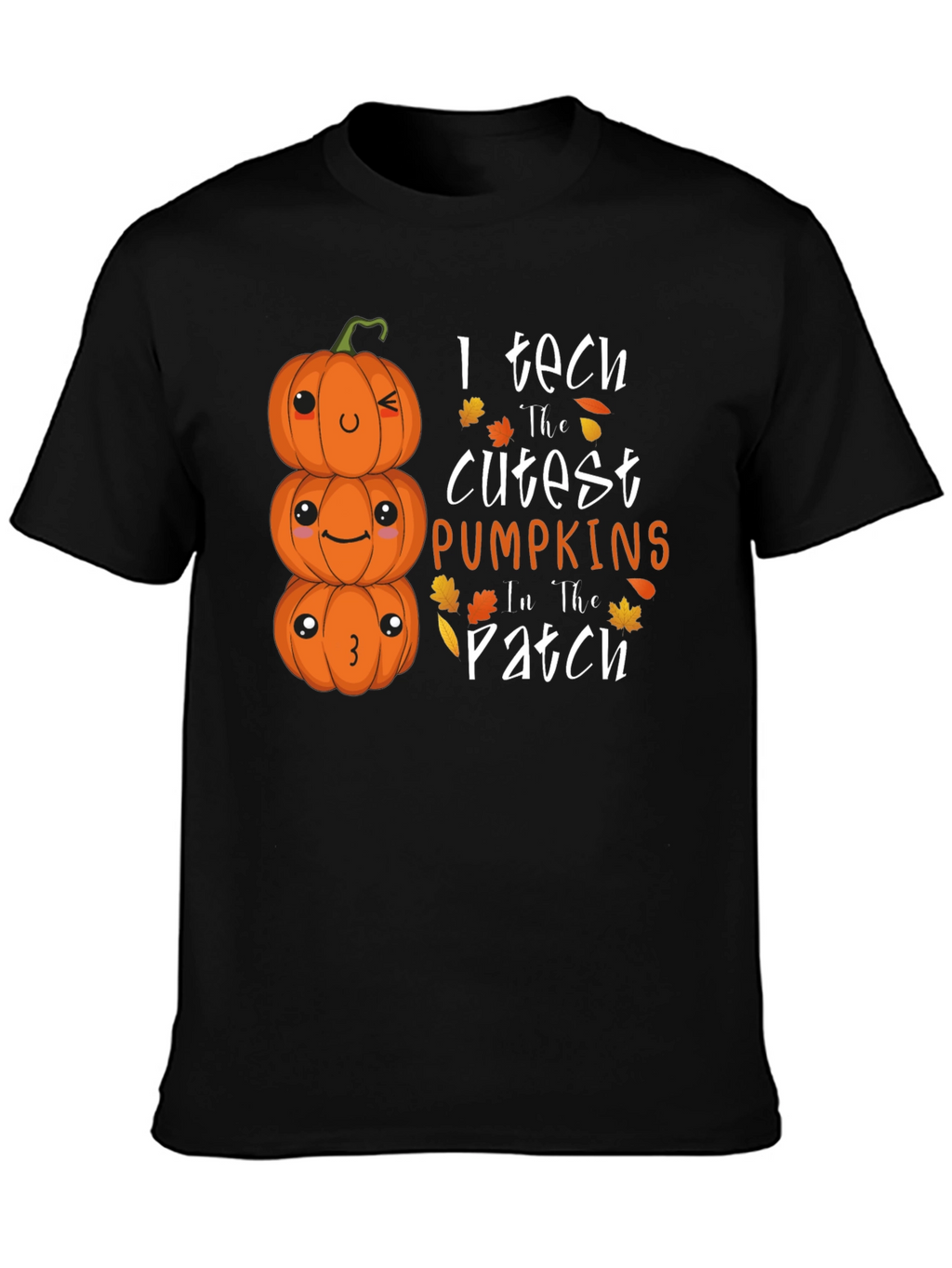 Cute Halloween Teacher Pumpkin T-Shirt