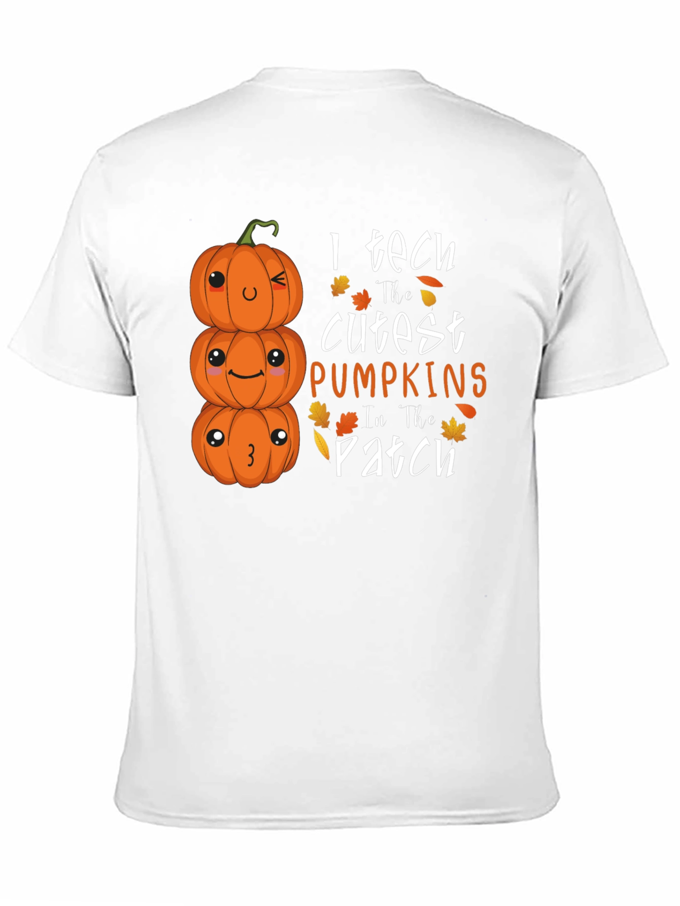 Cute Halloween Teacher Pumpkin T-Shirt