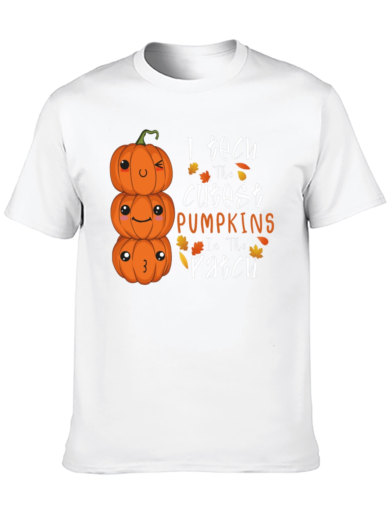 Cute Halloween Teacher Pumpkin T-Shirt