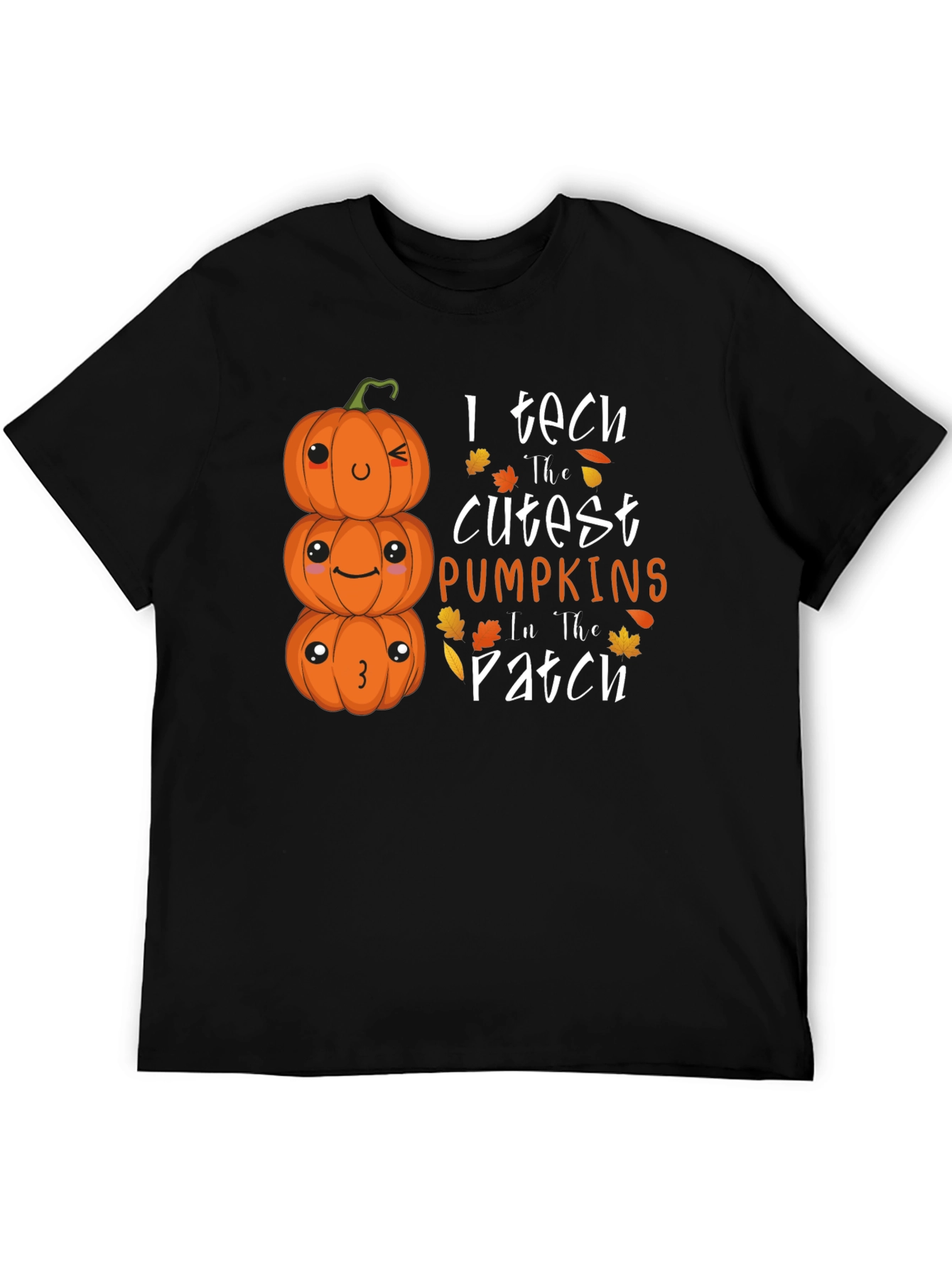 Cute Halloween Teacher Pumpkin T-Shirt