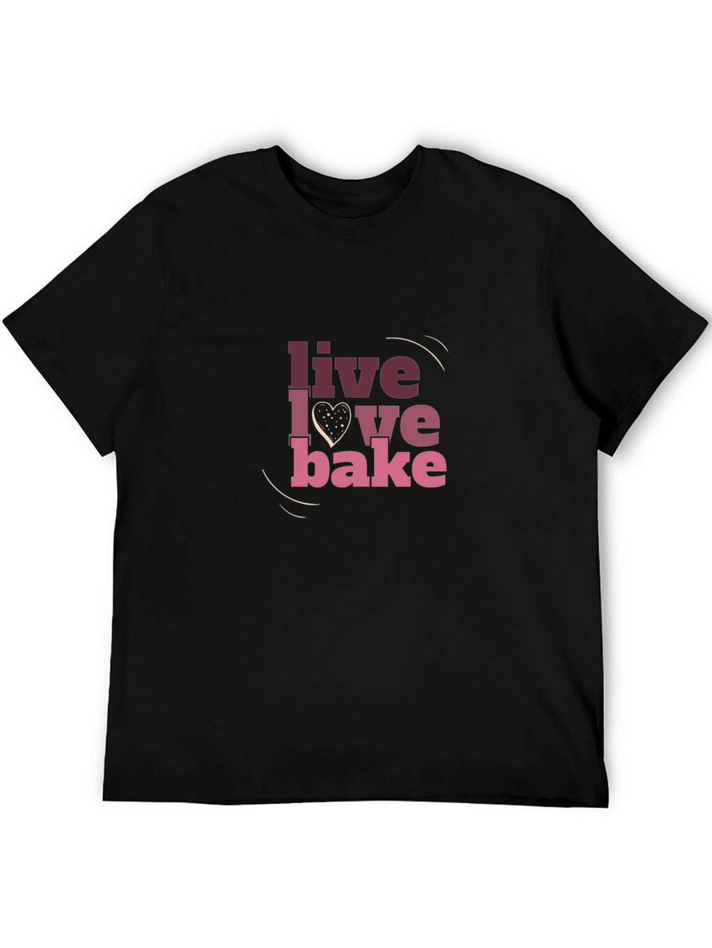Live Love Bake Graphic T-Shirt