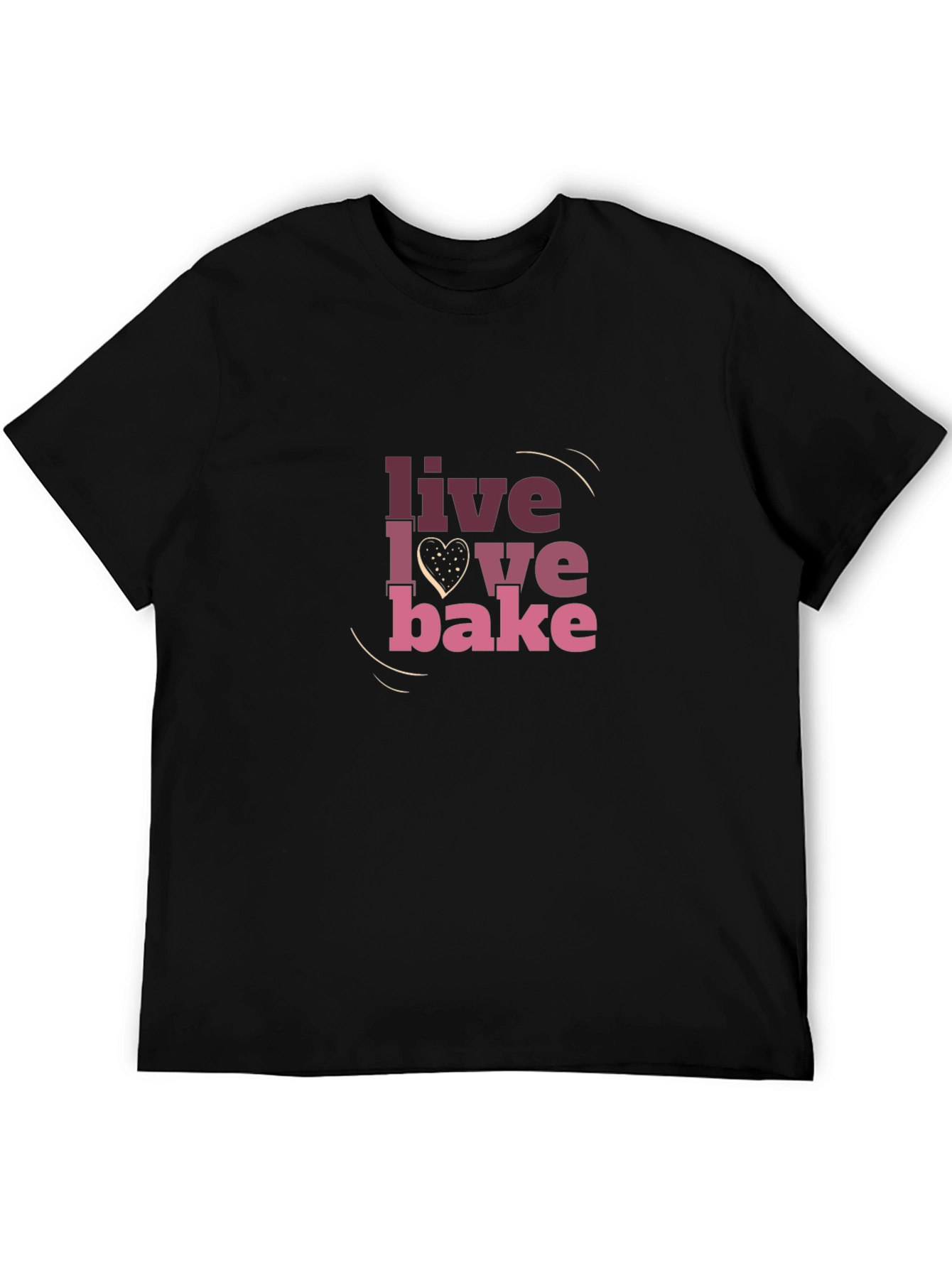 Live Love Bake Graphic T-Shirt