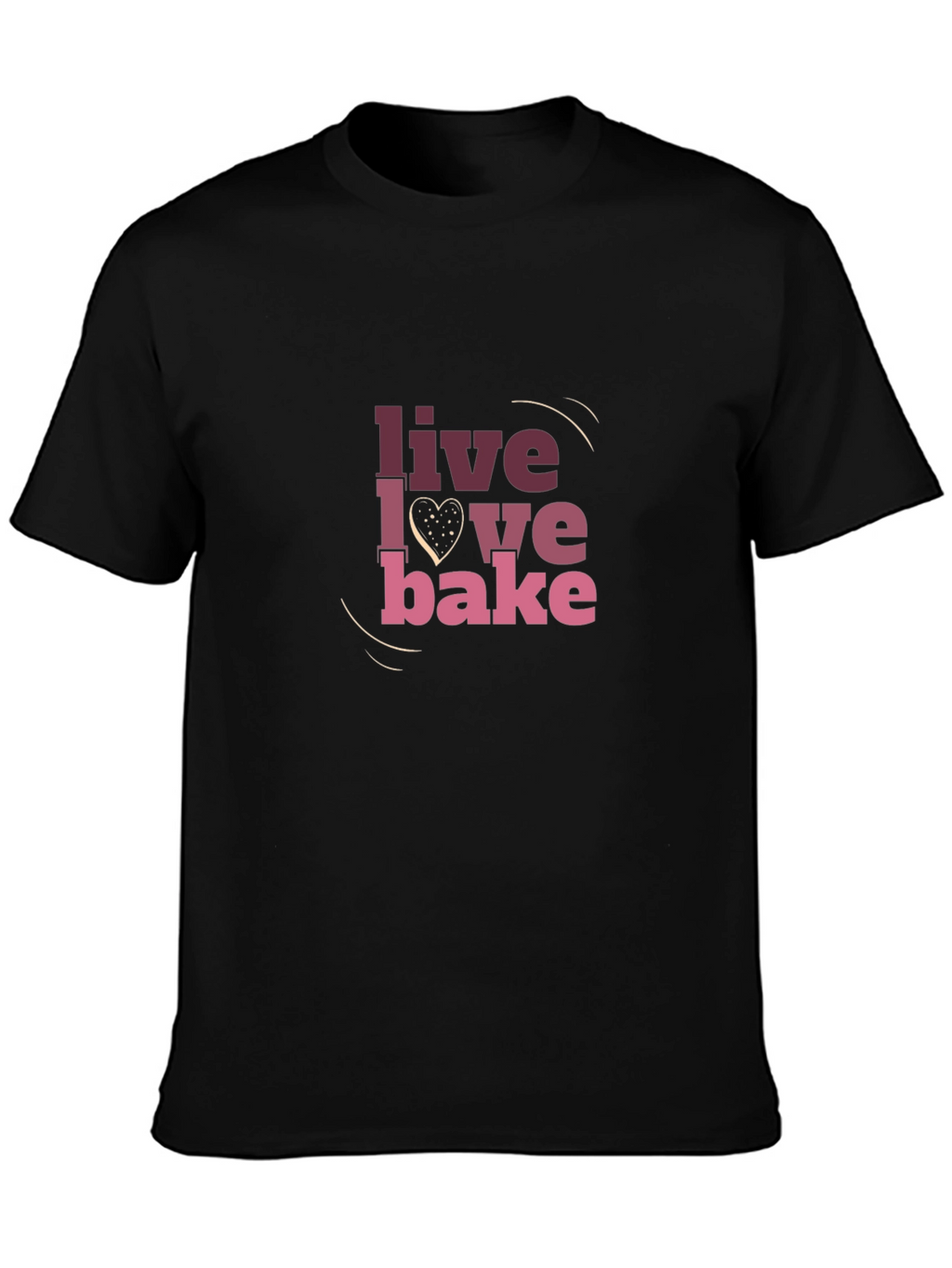 Live Love Bake Graphic T-Shirt