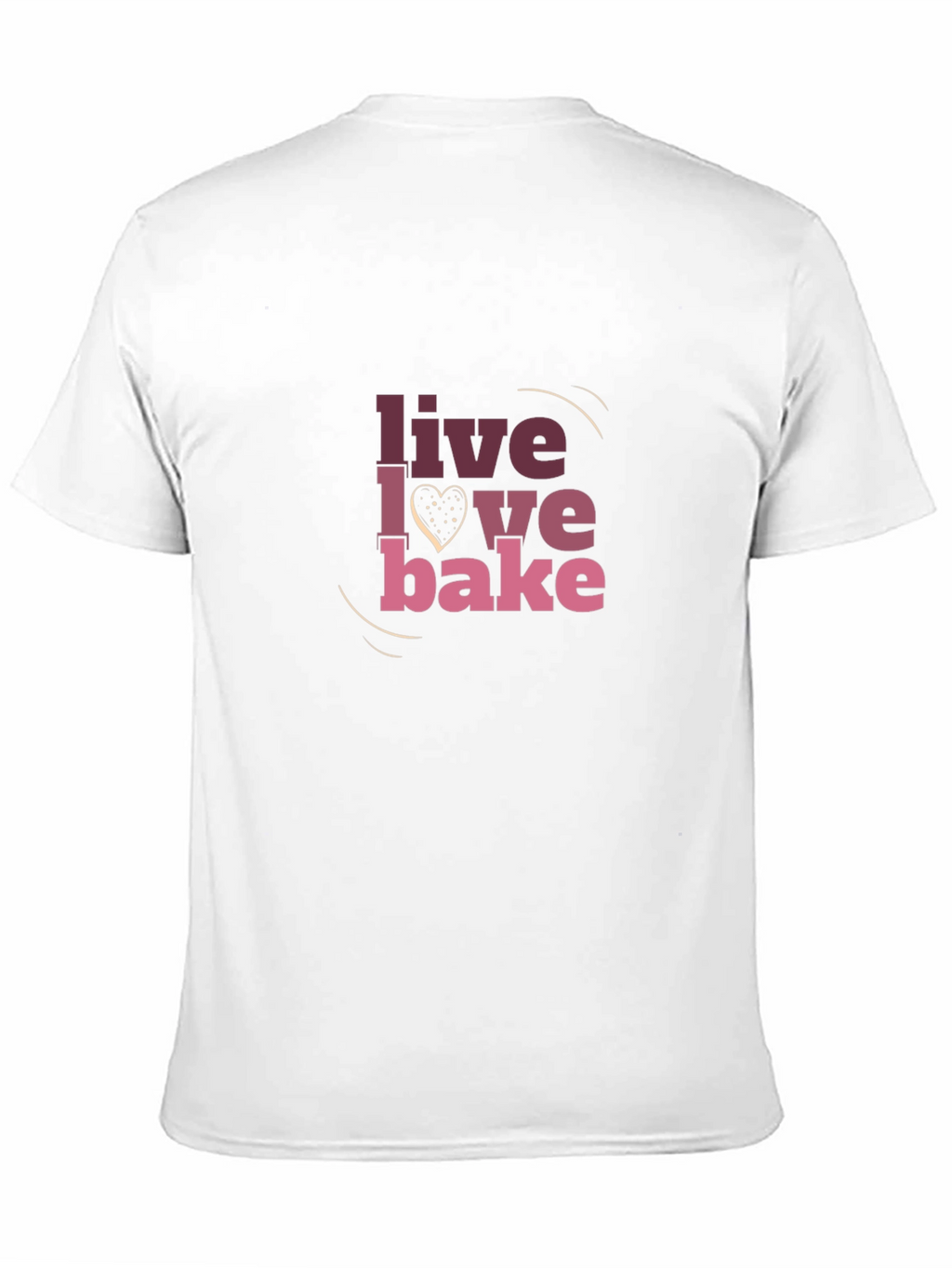 Live Love Bake Graphic T-Shirt