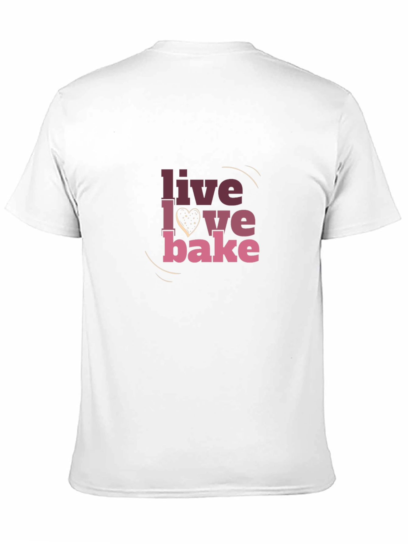Live Love Bake Graphic T-Shirt