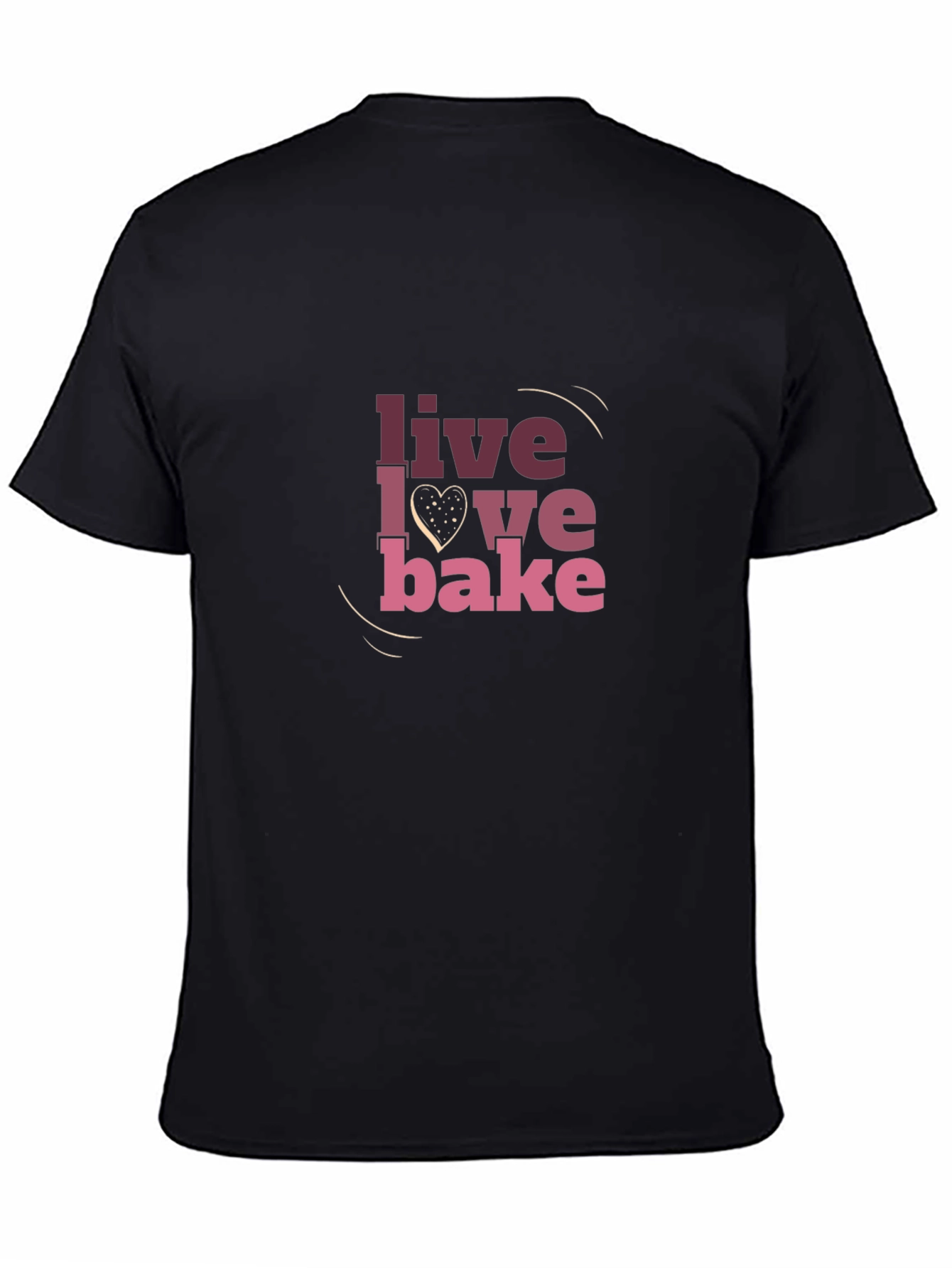 Live Love Bake Graphic T-Shirt