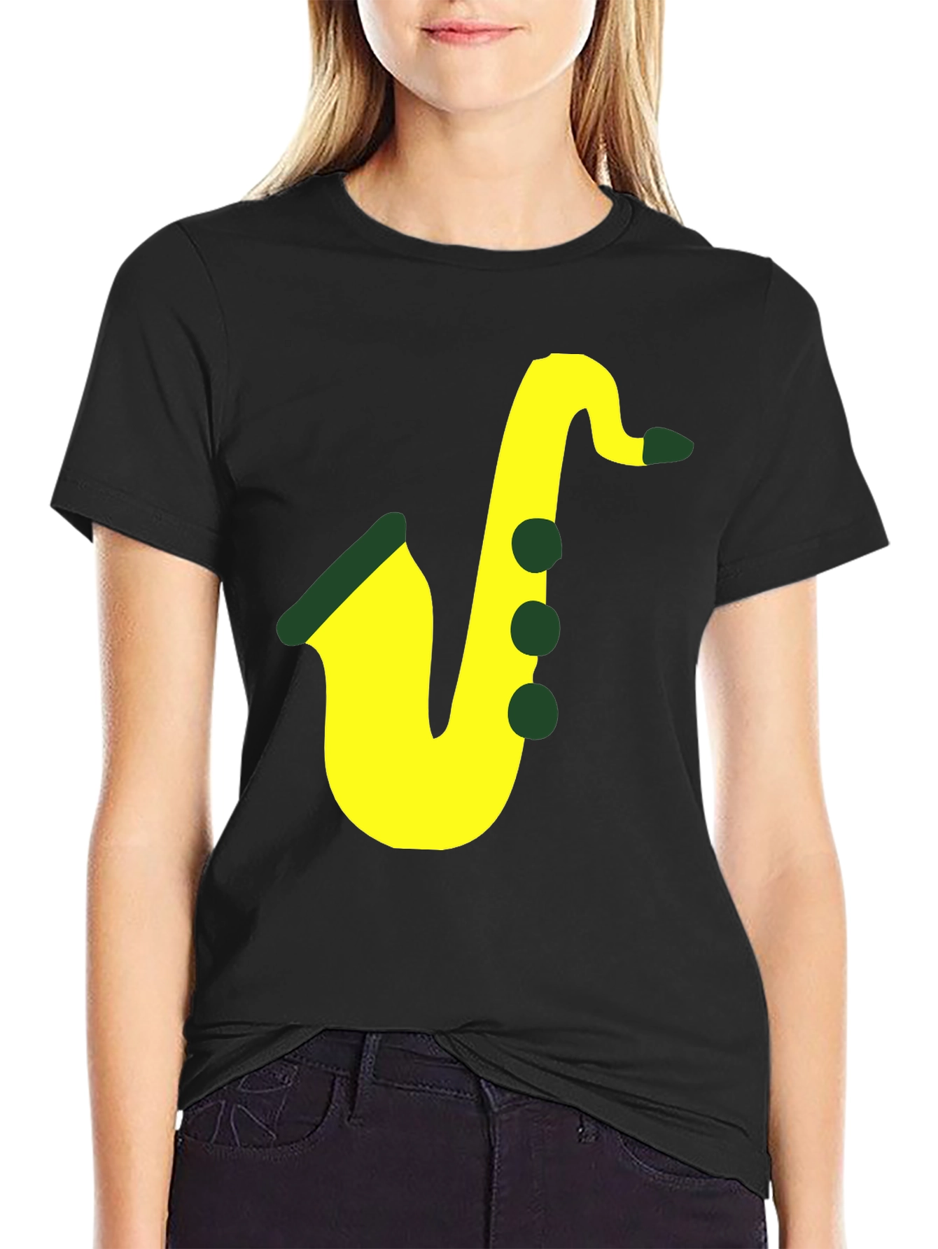 Saxophone Graphic Tee - Musical Style