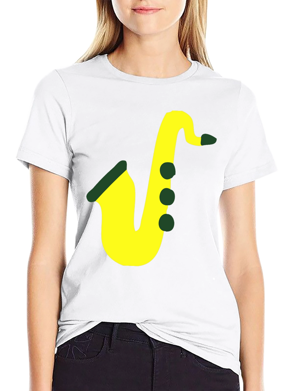 Saxophone Graphic Tee - Musical Style