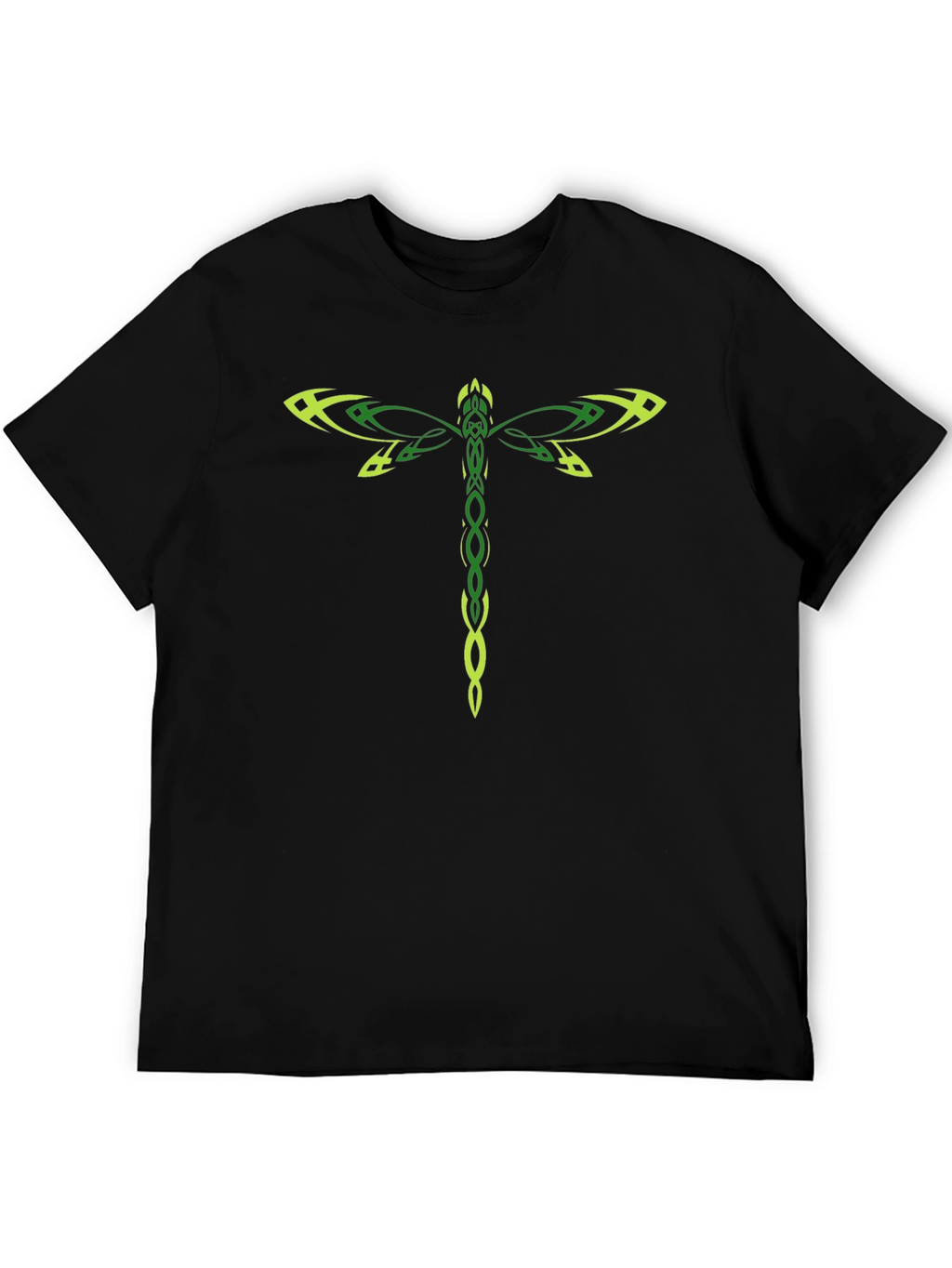 Dragonfly Graphic Black T-Shirt - Unique Design