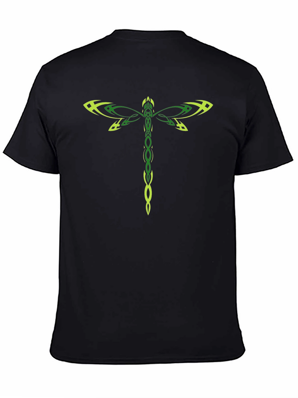 Dragonfly Graphic Black T-Shirt - Unique Design