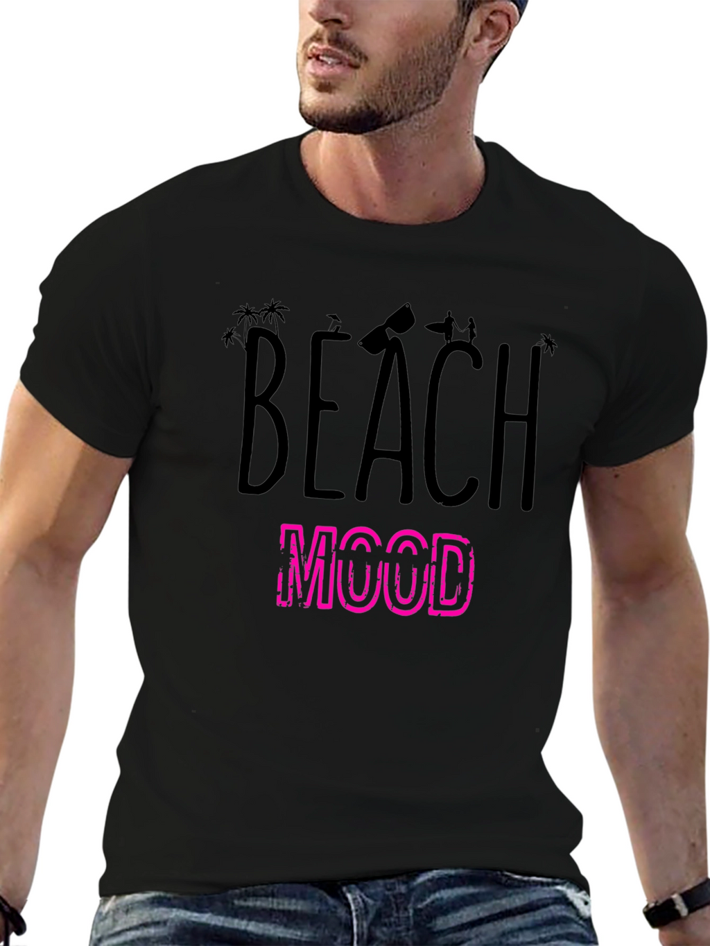 Beach Mood Graphic T-Shirt